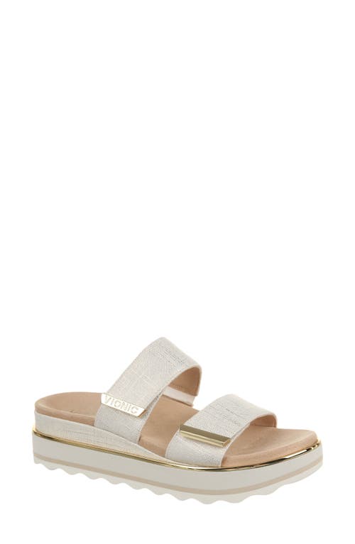 55d5ff60-12f0-4ecf-92b2-61c443e48a90 Vionic Brandie Platform Slide Sandal - Marshmallow - Image 1