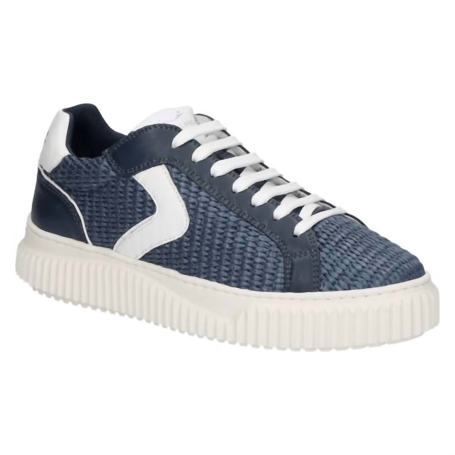 58ef9844-fc6c-472a-a121-f438edfaddb6-upscale_15k-1500x1500-70 Voile Blanche - Women's Lipari Raffia Nappa Sneaker - Image 1