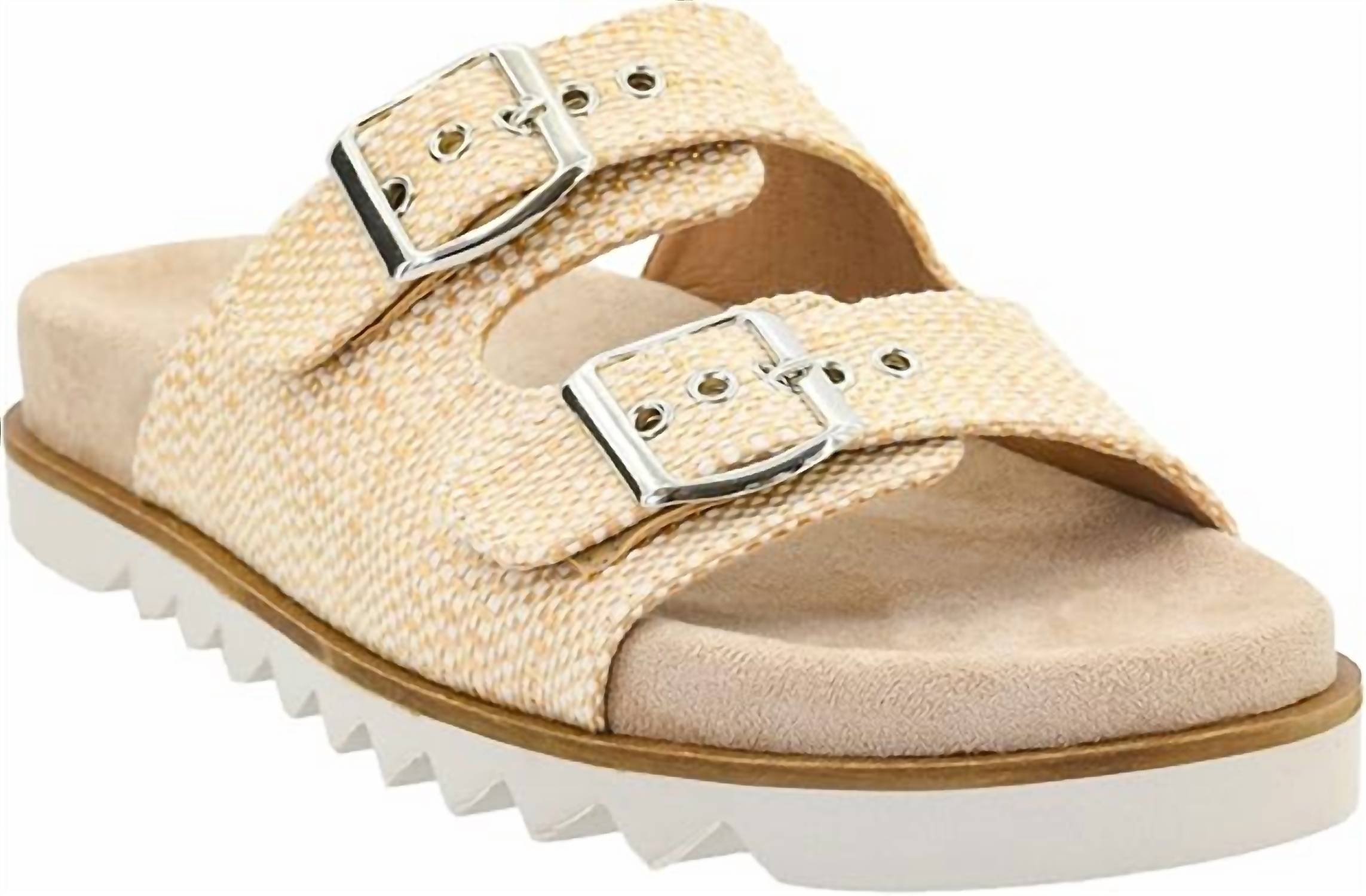 60c3c3e2-ed23-40fb-a015-5c18fefb90de-upscale_15k-1500x1500-70 Corkys Footwear - Women's Raffia Sandal - Image 1
