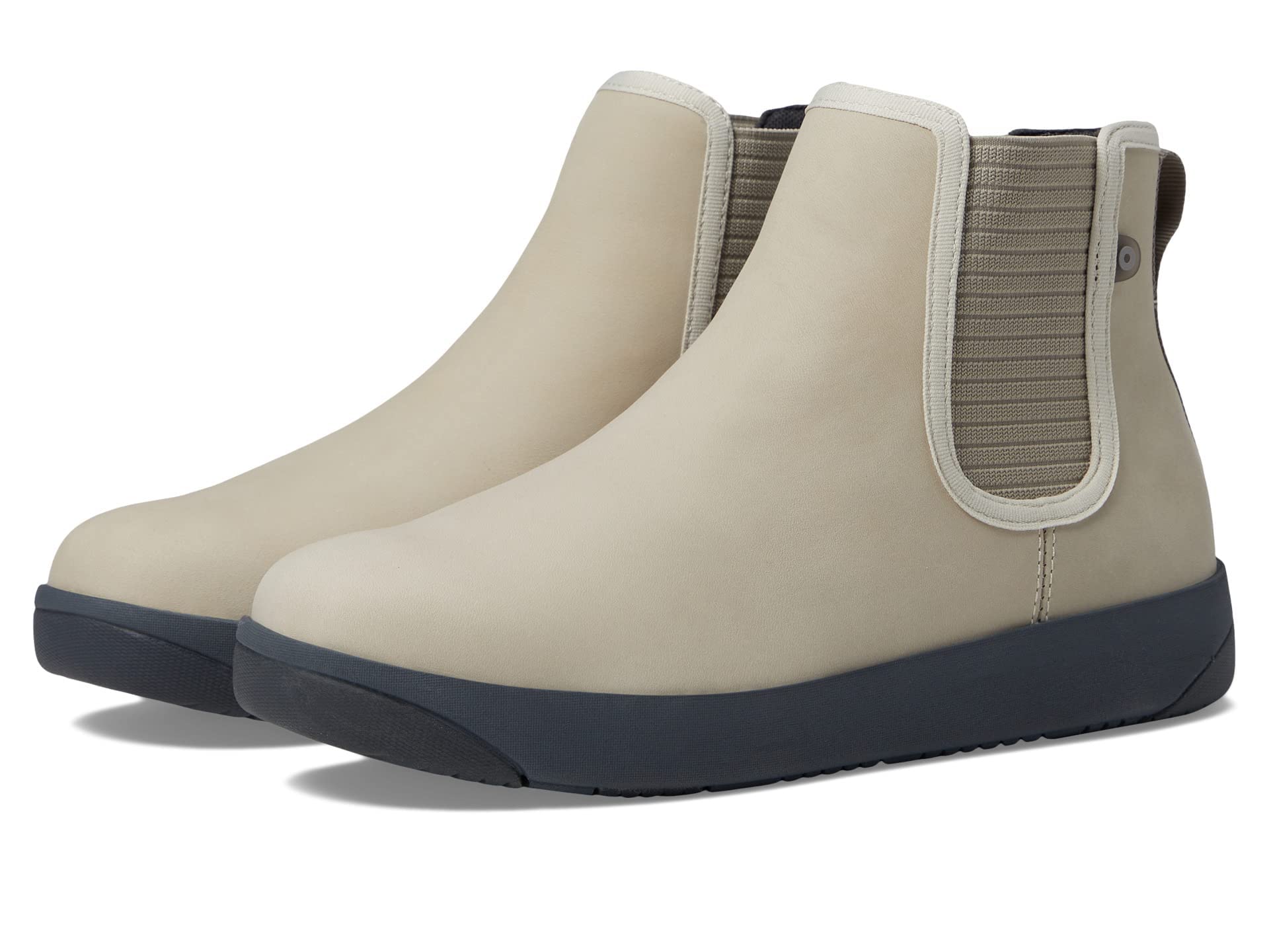 61drntFC3pL_b2e2ec94-680f-4fa2-ba12-ddda843fa46d BOGS Kicker Chelsea Leather Boots - Oatmeal - Image 1