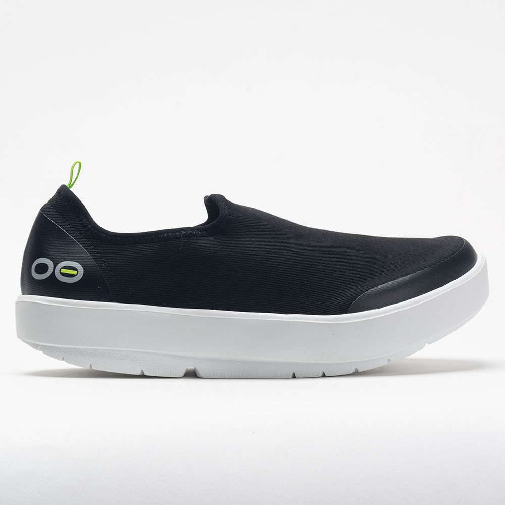 631175_3 OOFOS OOmg eeZee Womens White/Black - Image 1