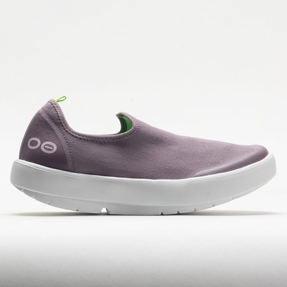 631314_3 OOFOS OOmg eeZee Womens White/Mauve - Image 1