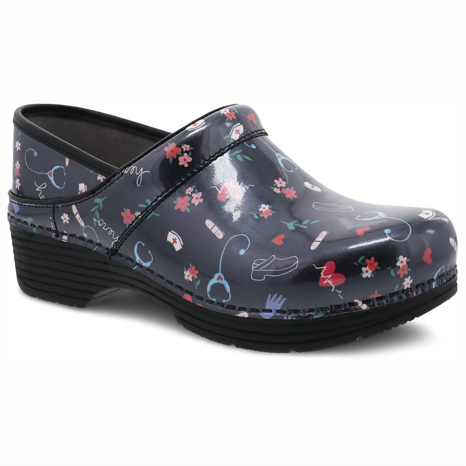 632949cc-11d0-434d-bf25-89c049702c80-upscale_15k-1500x1500-70 Dansko - Women's LT Pro Patent Clogs - Image 1