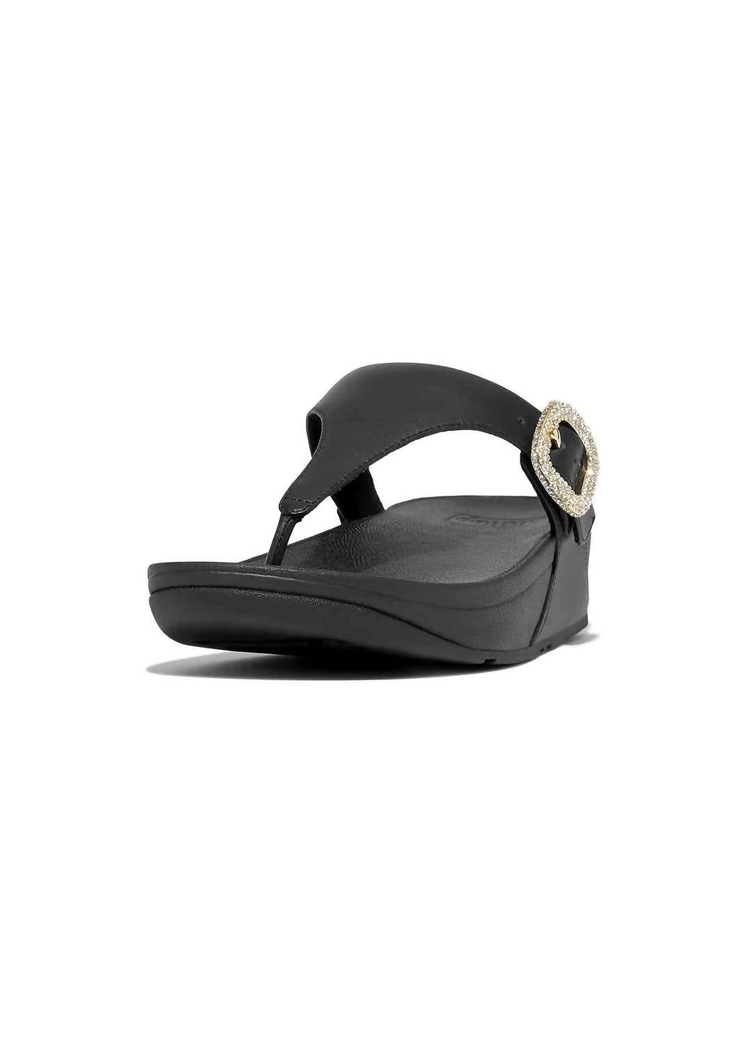 72c3c7fa-099a-47cd-87a1-fd2b9c186df2-upscale_15k-1500x1500-70 Fitflop - Women's Crystal Tong Buckle Platform Flip Flop - Image 1