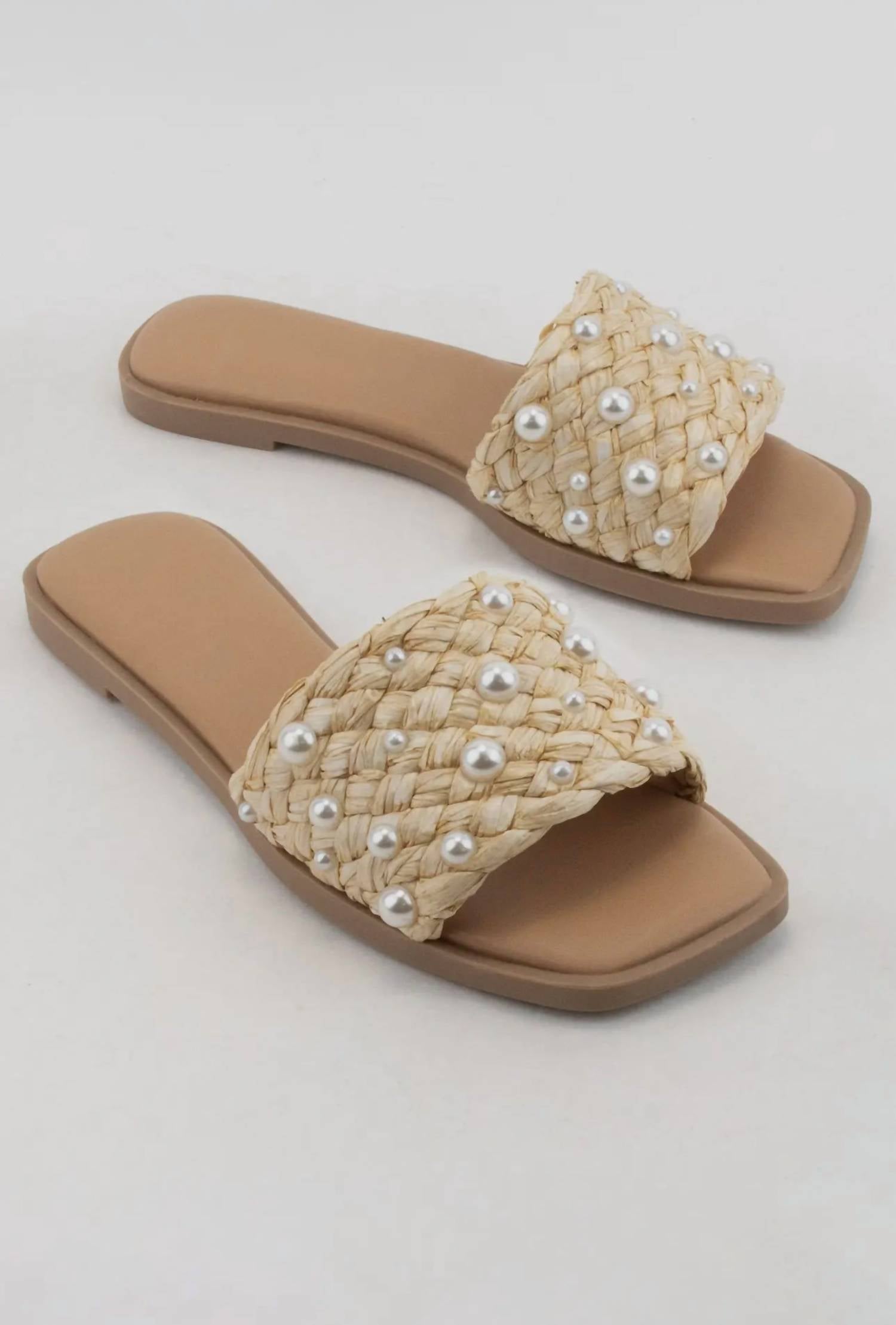 7773f982-8f68-434c-8b50-9148863eeabf-upscale_15k-1500x1500-70 Ccocci - Women's Engine Pearl Flat Sandal - Image 1