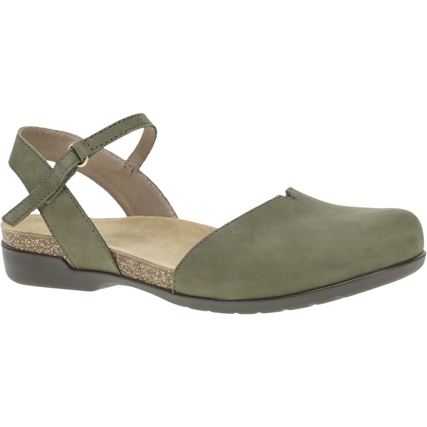 79a670dd-c706-4085-8f22-b53eaf1e17e3-upscale_15k-1500x1500-70 Dansko - Women's Rowan Ivy Milled Nubuck Sandal - Image 1