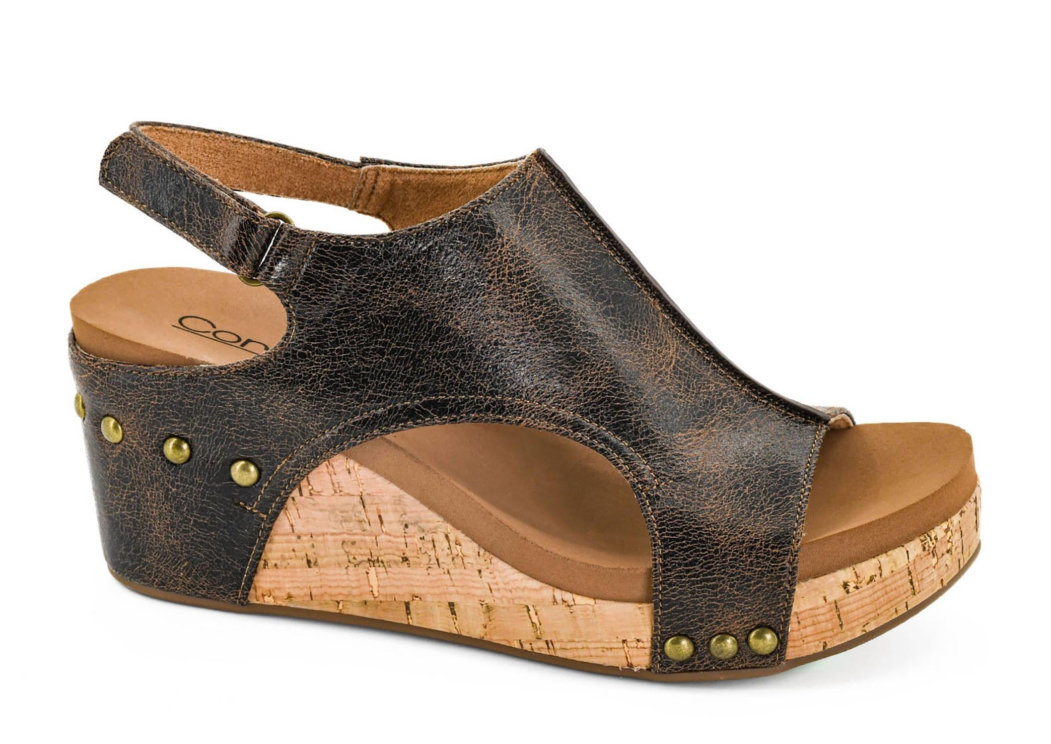 79f6a60b-5600-4b5a-8395-70e8a4a359b5-upscale_15k-1500x1500-1 Corkys Footwear - Women's Carley Crinkle Wedges - Image 1