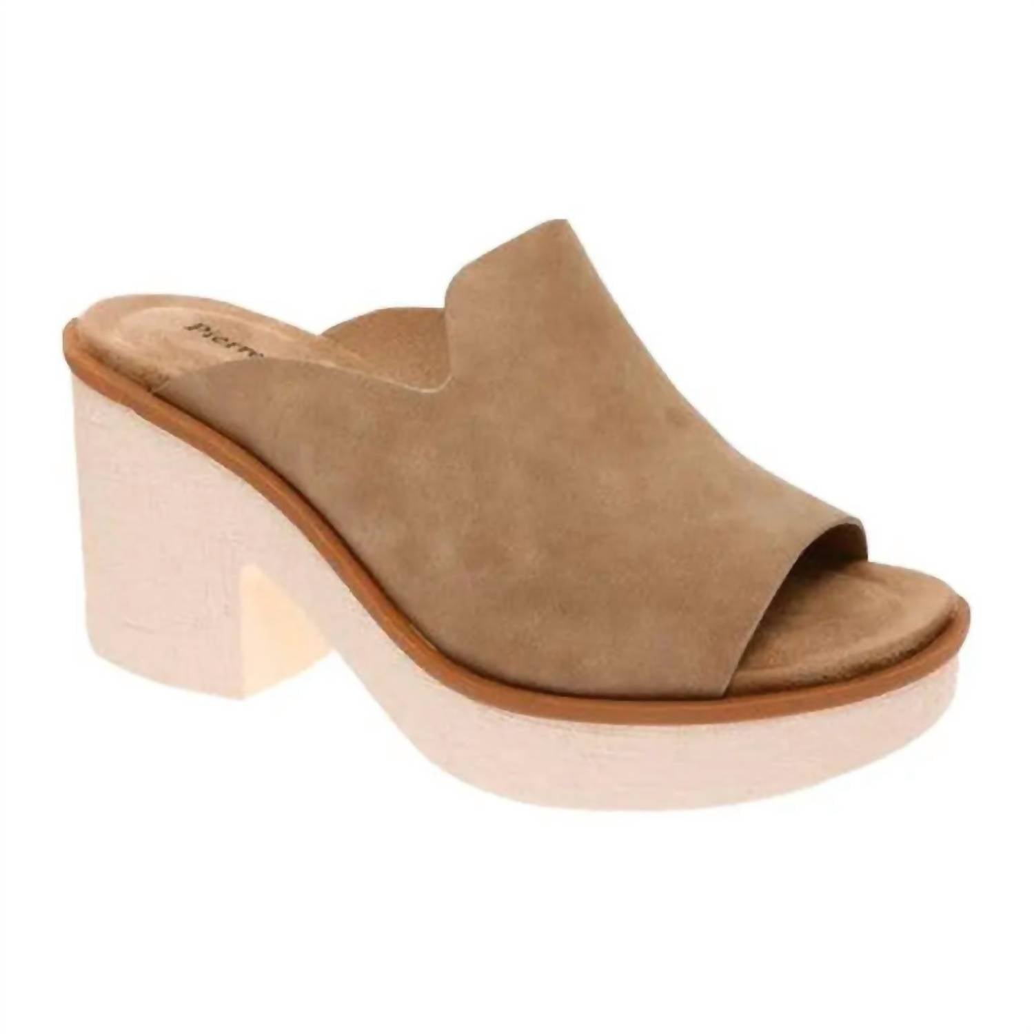 7b7c903f-ff4b-40e5-bbfa-d9ee84f4fca7-upscale_15k-1500x1500-70 Pierre Dumas - Women's Platform Mule Heels Sandals - Image 1