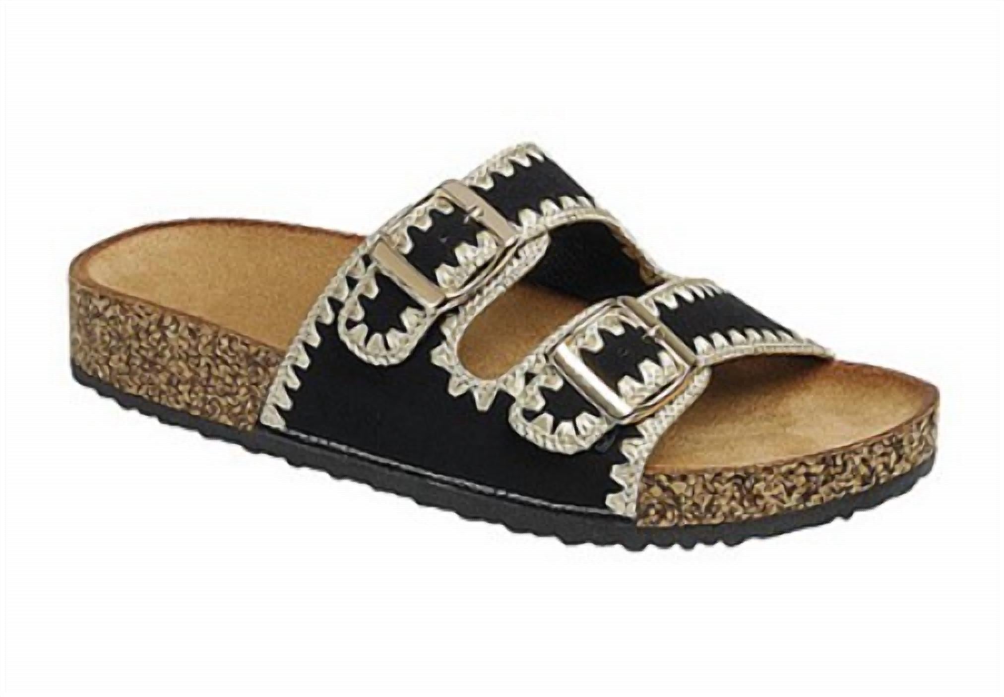7c2f3d94-0a86-49b9-ac29-e51309a0e730-upscale_15k-1500x1500-1 Ccocci - Women's Berk Blanket Stitched Sandals - Image 1