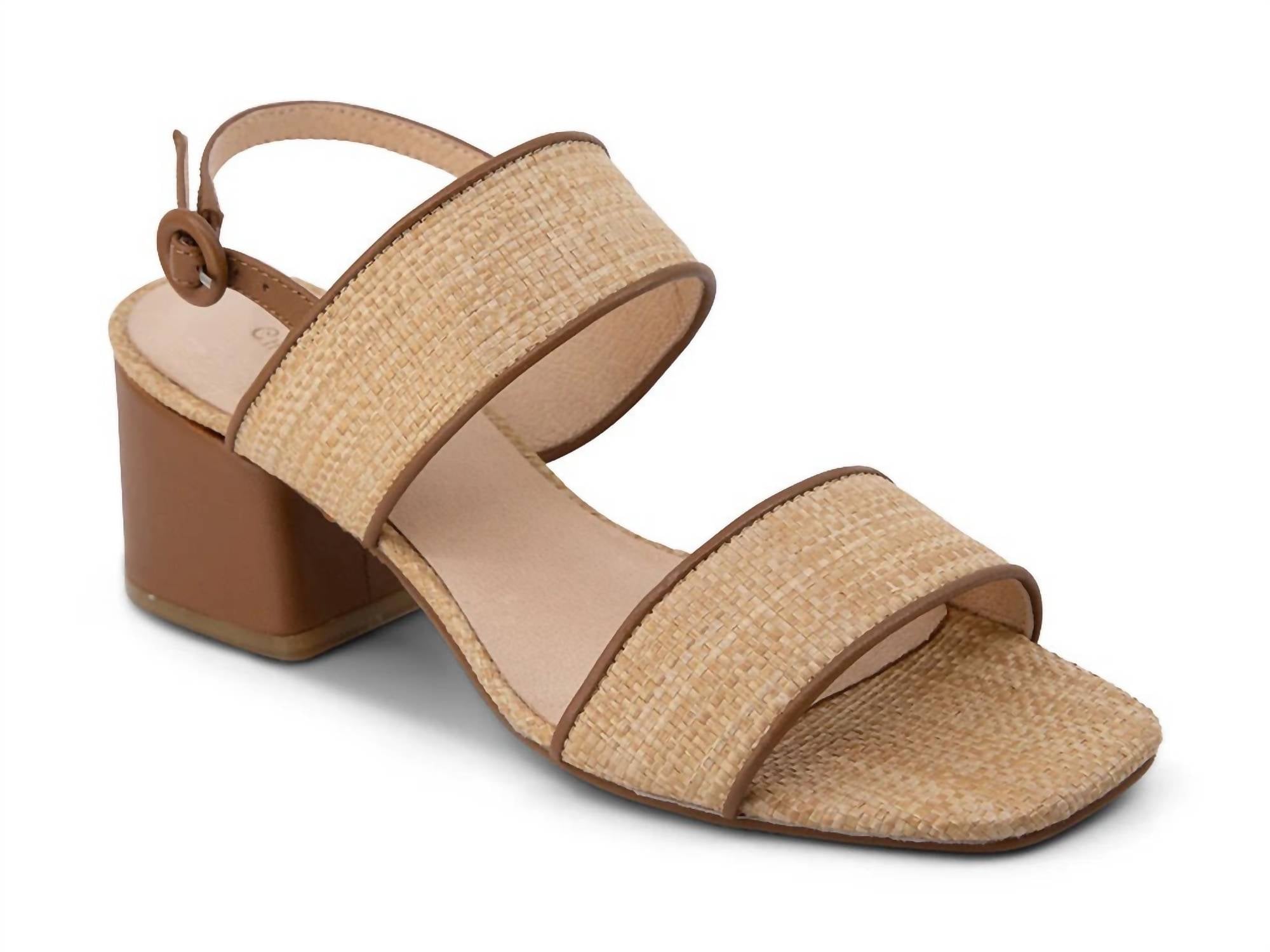 7d5eef25-82b9-49d5-b32f-78c9b3173ae1-upscale_15k-1500x1500-70 Chocolat Blu - Women's Darla Raffia Sandal - Image 1