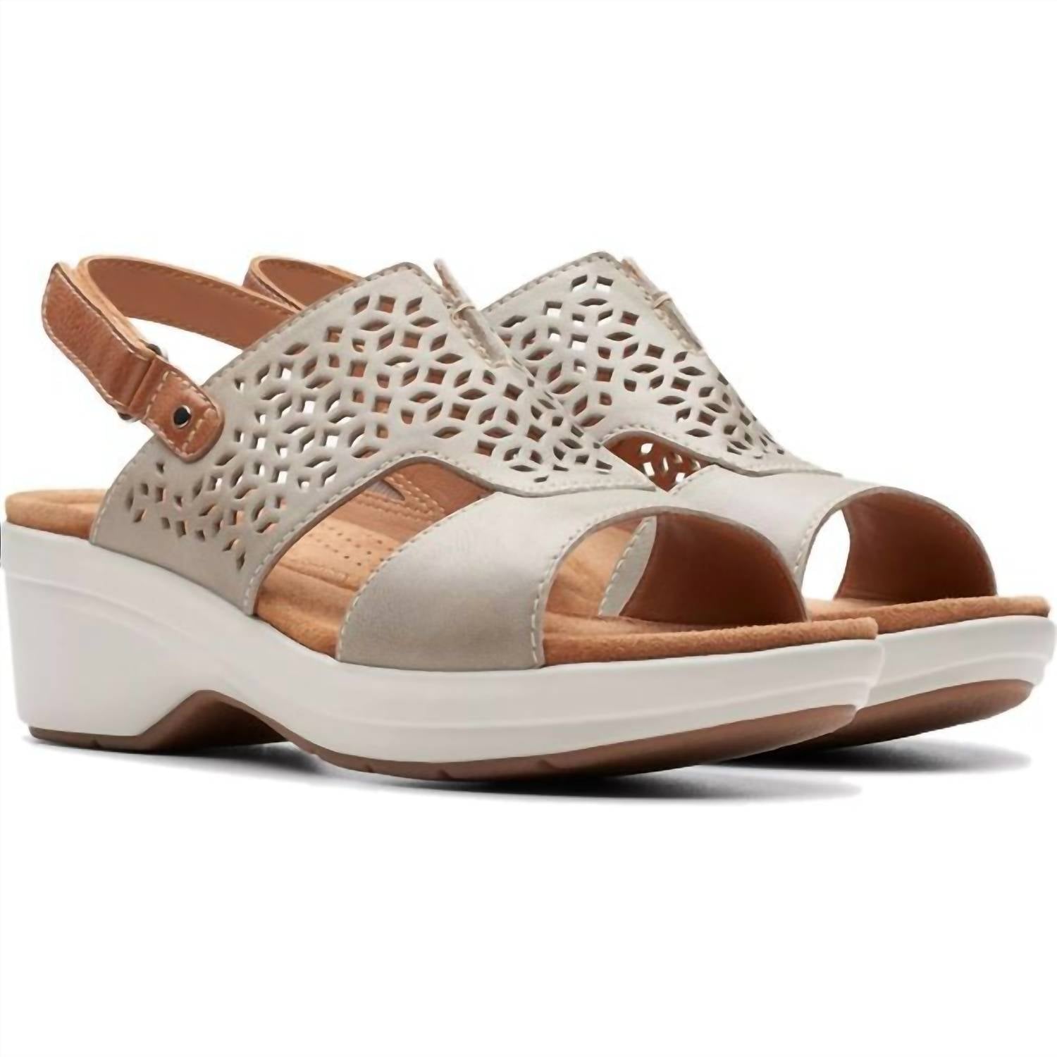 7f474238-f946-4aaa-a136-7a9e4391a854-upscale_15k-1500x1500-70 Clarks - Women's Tuleah May Heeled Sandal - Image 1