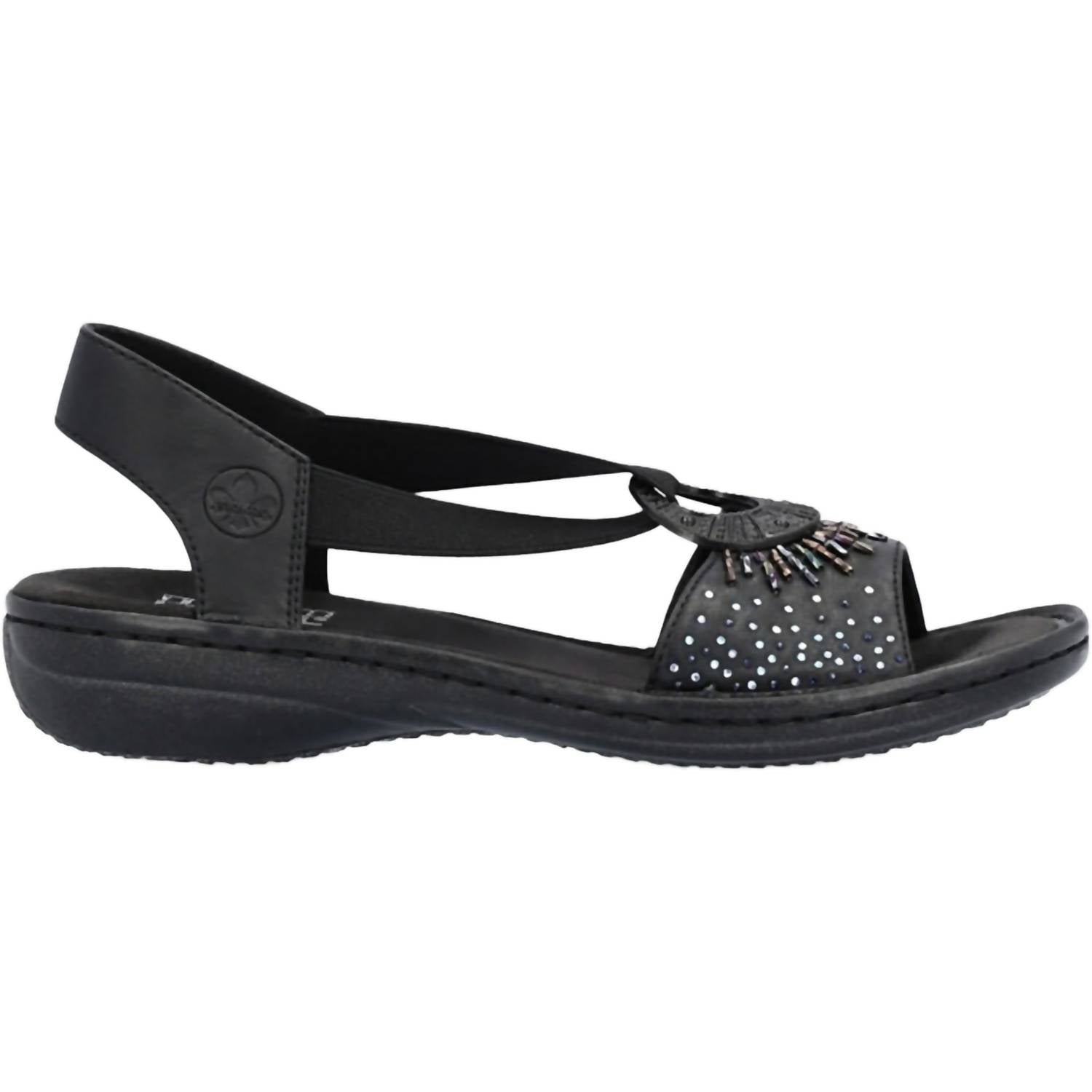 9c236dd5-ffe3-4cc0-9b8f-f5755d3a6ce2-upscale_15k-1500x1500-70 Rieker - Women's Synthetic Leather Heel Strap Sandal - Image 1