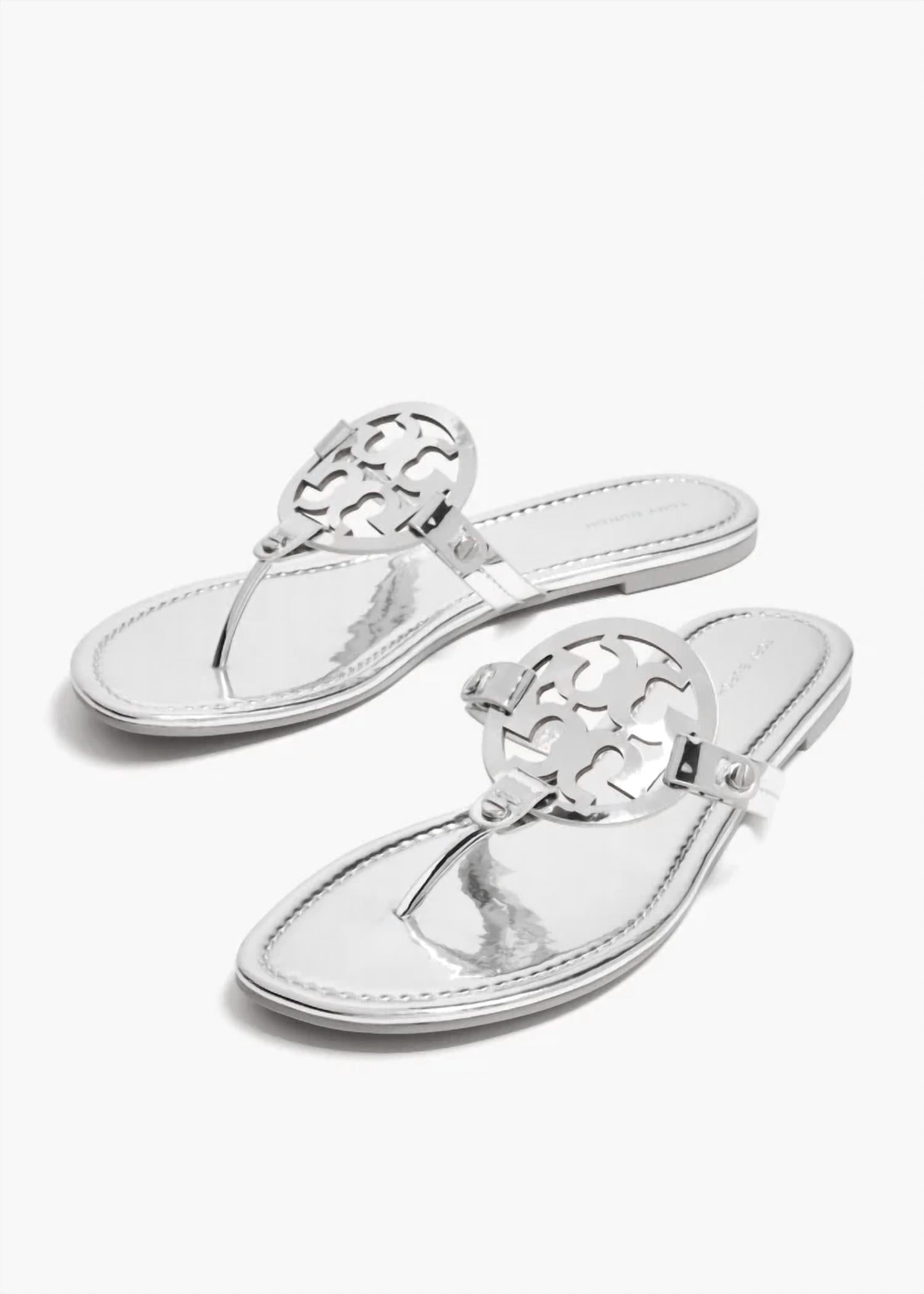9d8b7e30-70ea-4647-b553-5da429fa0ca3-upscale_15k-1500x1500-1 Tory Burch - Miller Metallic Sandal - Image 1