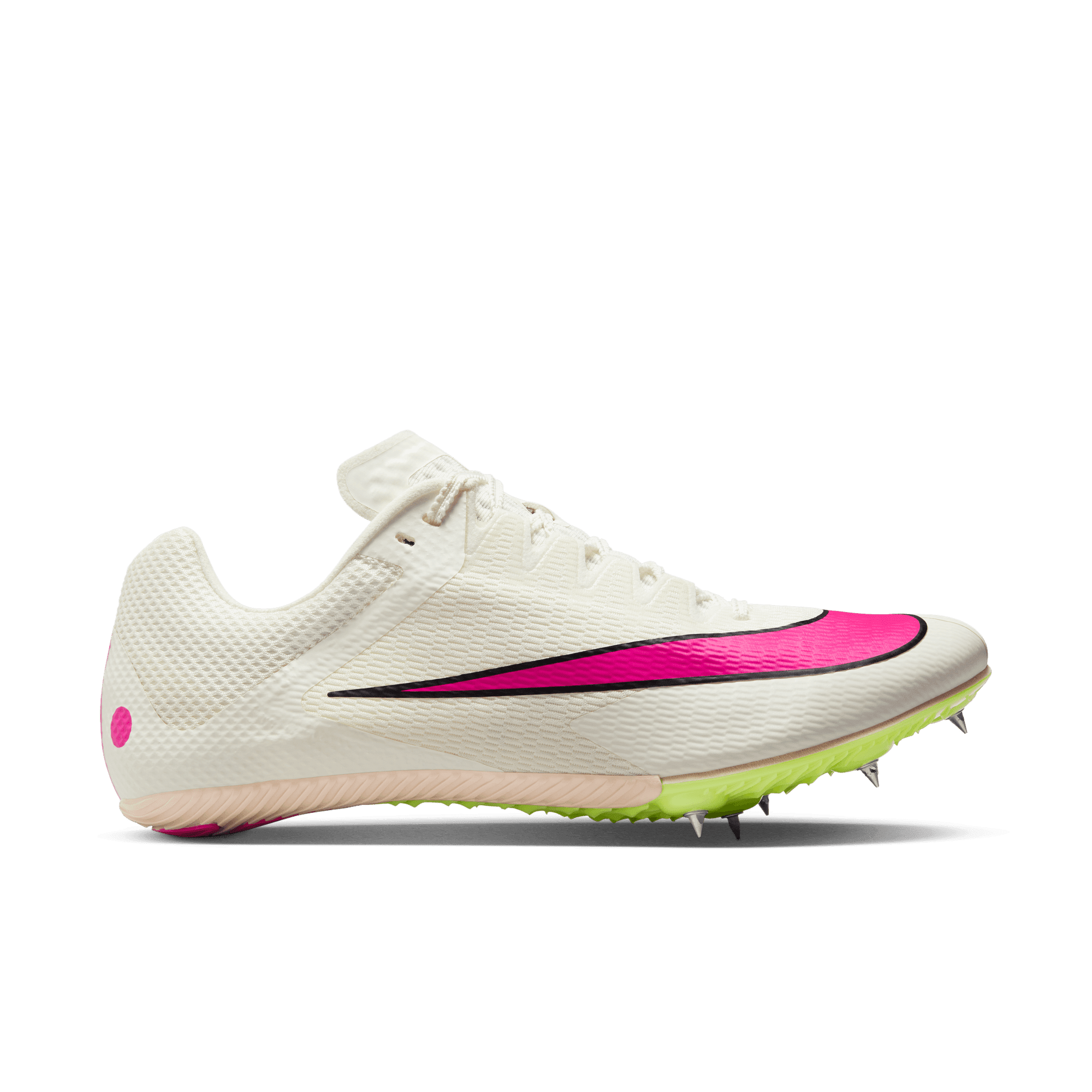AURORA_DC8753-101_PHSRH000-2000 Unisex Zoom Rival Sprint (101 - Sail/Fierce Pink-LT Lemon Twist) - Image 1