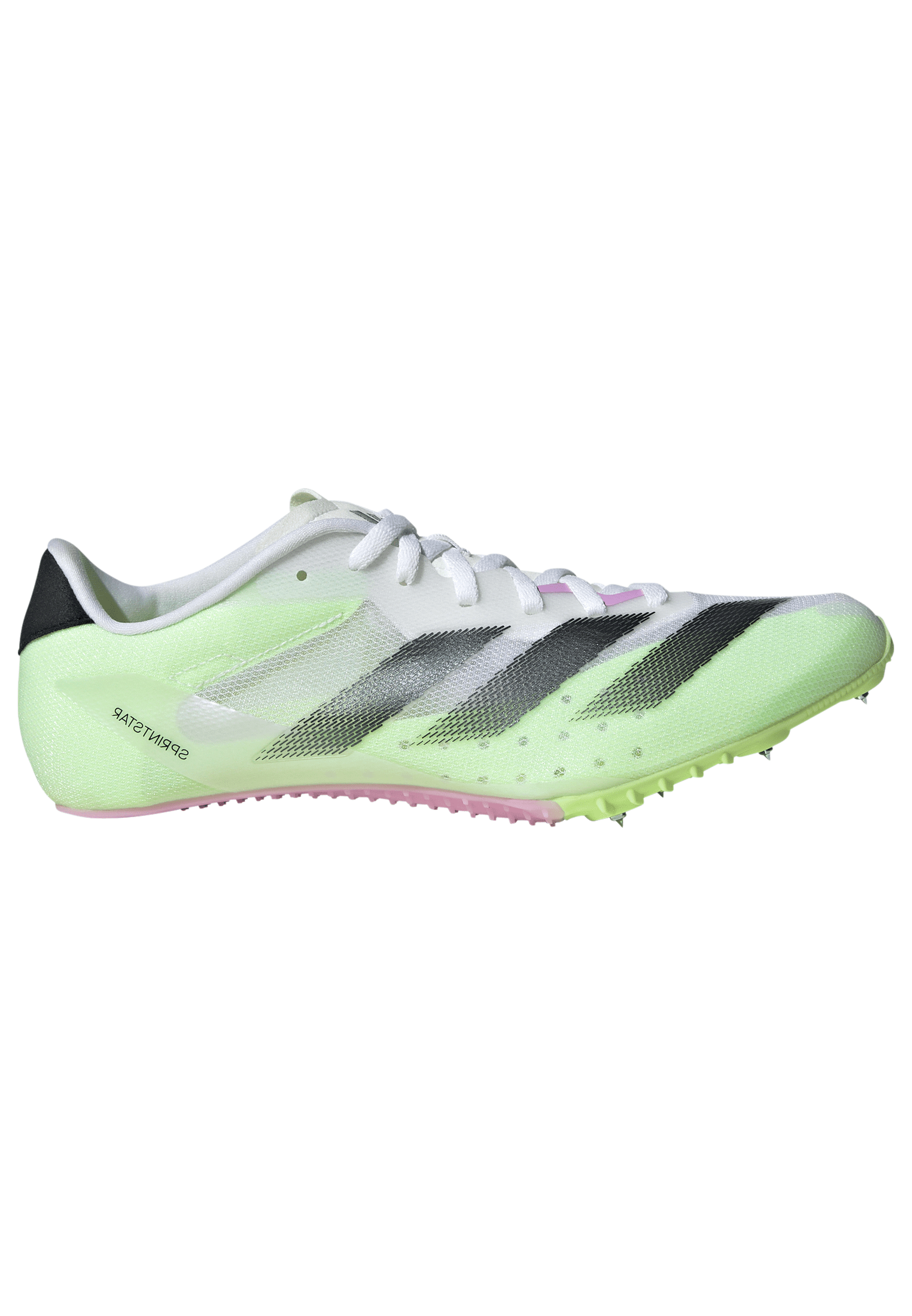 IG7446_10_FOOTWEAR_Photography_LeftSideCenterLateralView_transparent Unisex Sprintstar (Cloud White/Core Black/Green Spark) - Image 1