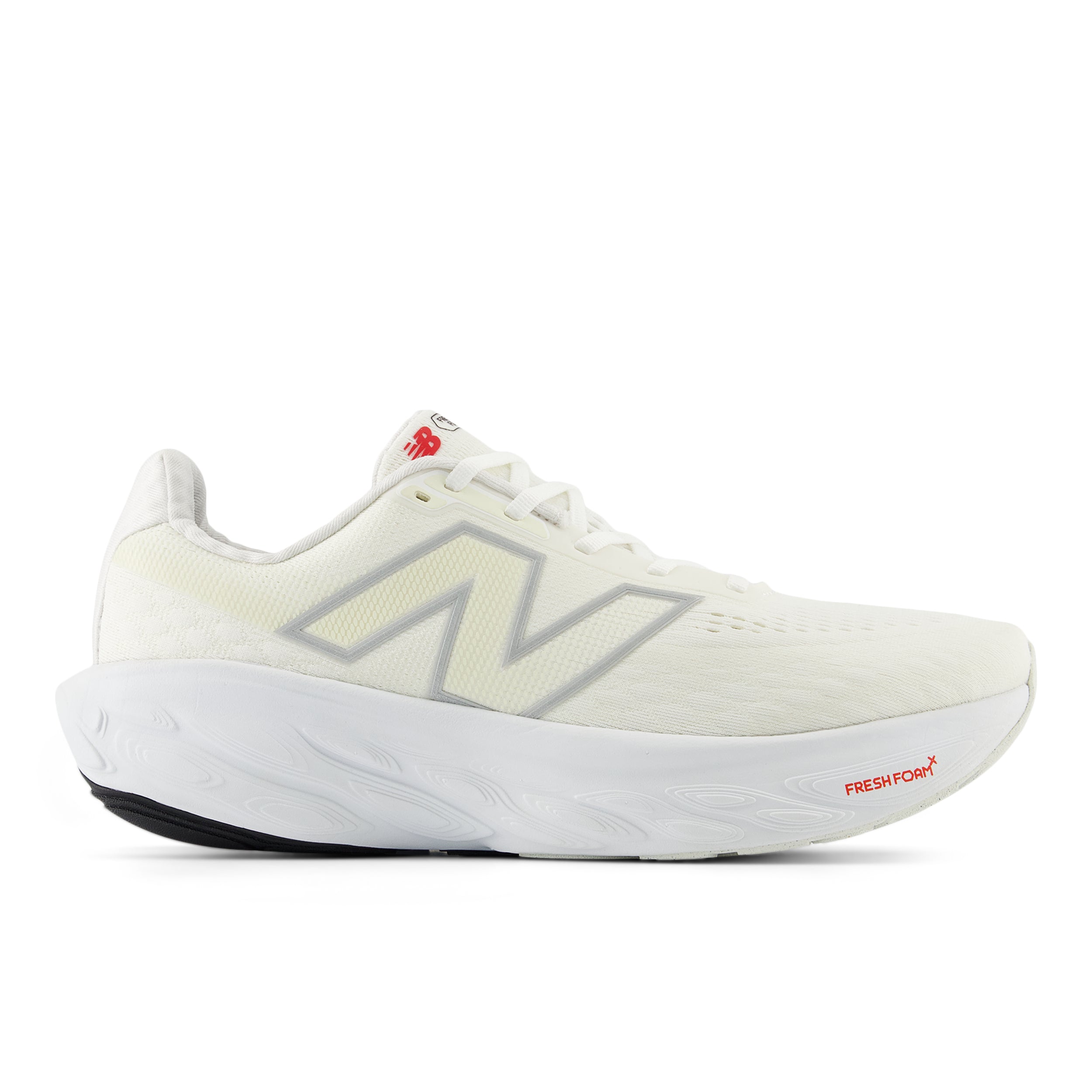 M1080W14_2-1 Men's Fresh Foam X 1080 v14 (W - White/Silver Metallic/Sea Salt) - Image 1