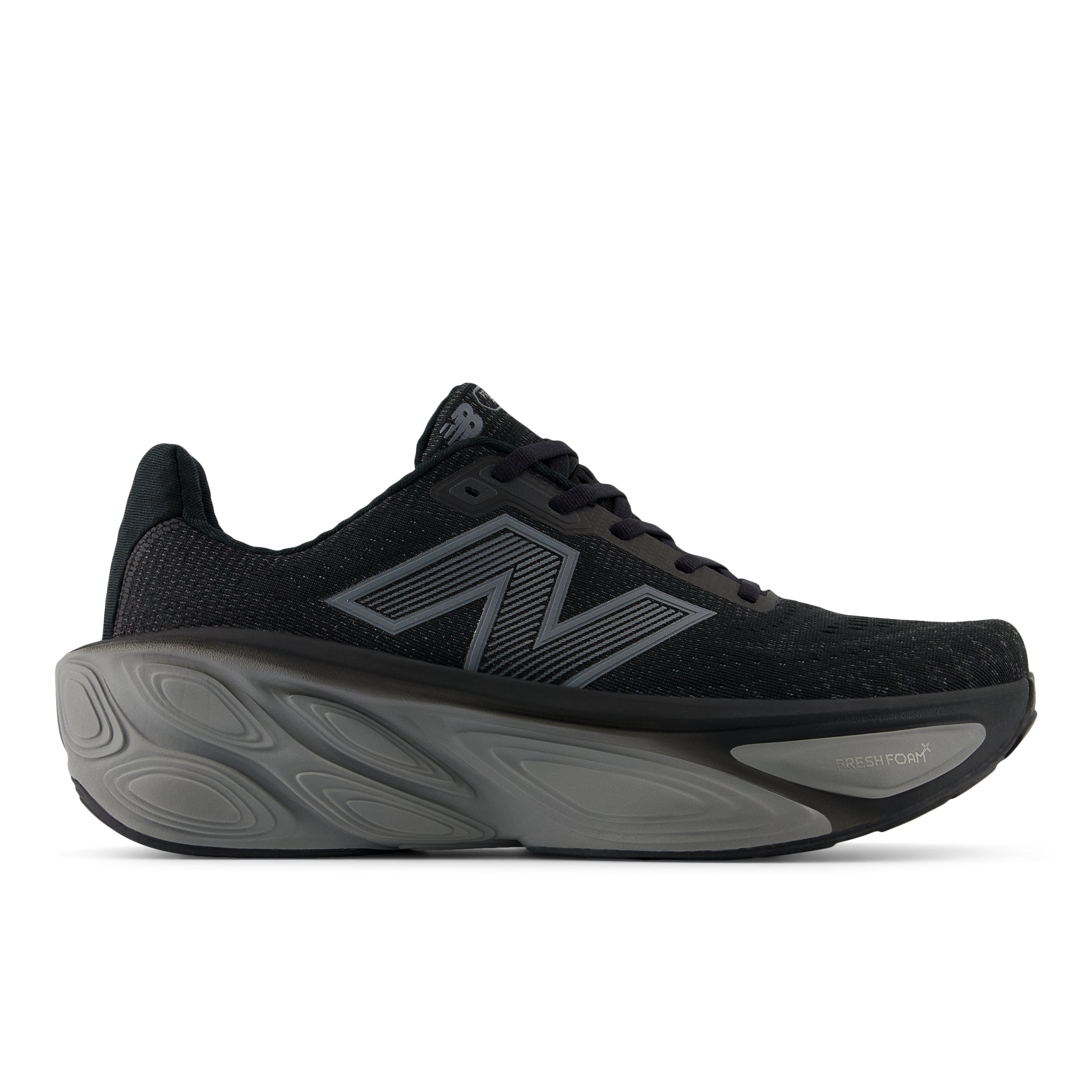 MMORLK5_2 Men's Fresh Foam X More v5 (LK - Black/Linen/Silver Metallic) - Image 1