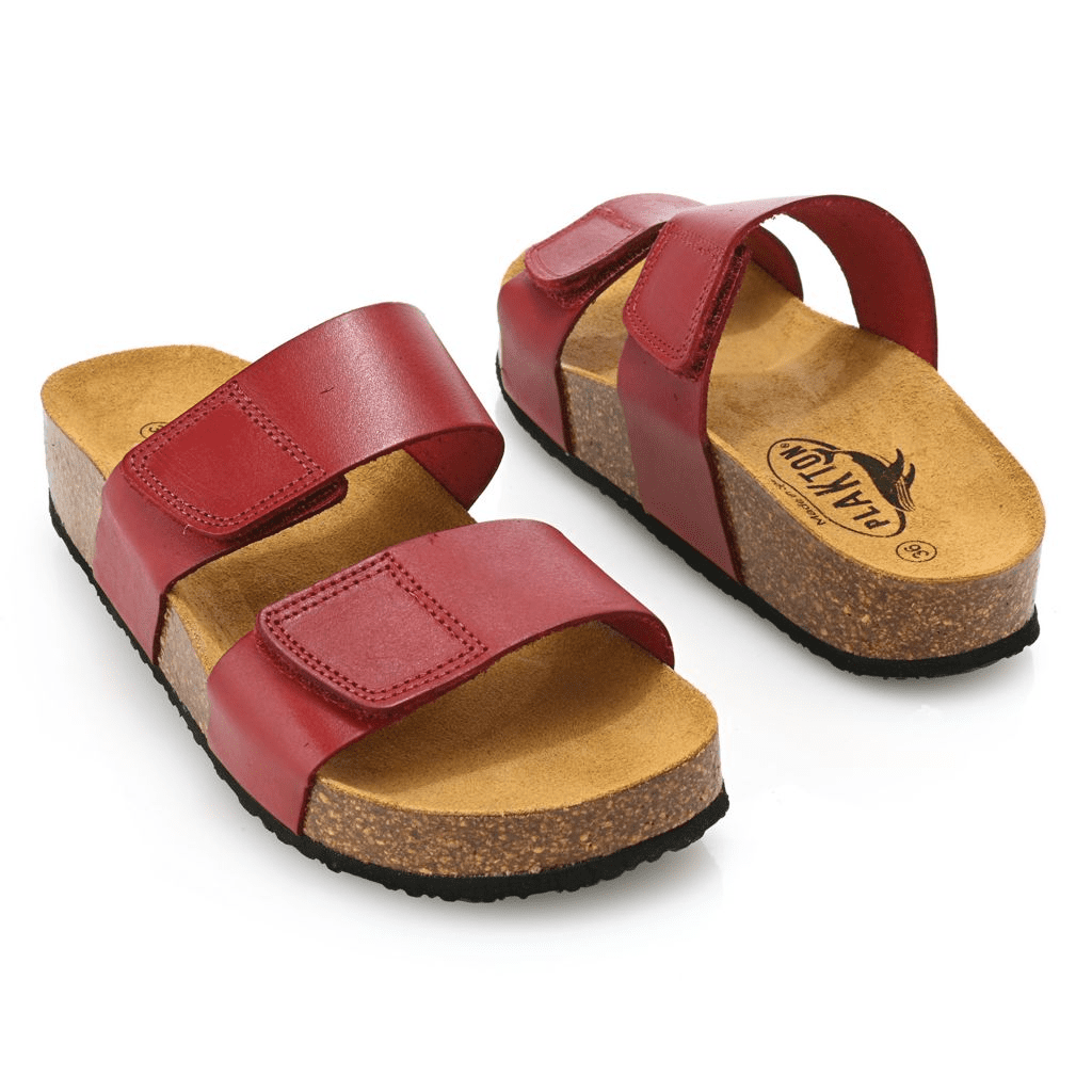 S475110-02221-13400 Plakton Cult Dual Strap Adjustable Slide-on Sandals - Image 1