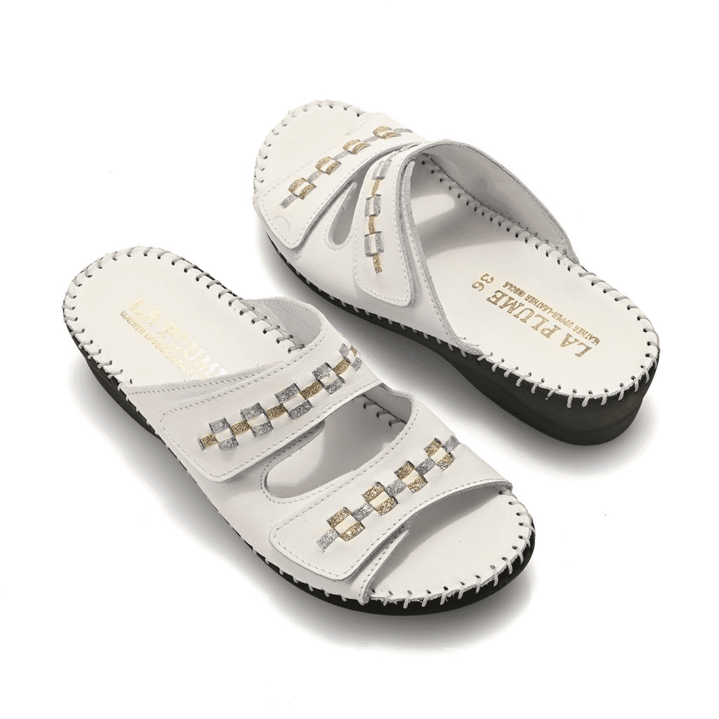 S475330-00004-13403 La Plume Martina Italian Made Leather Sandals - Image 1