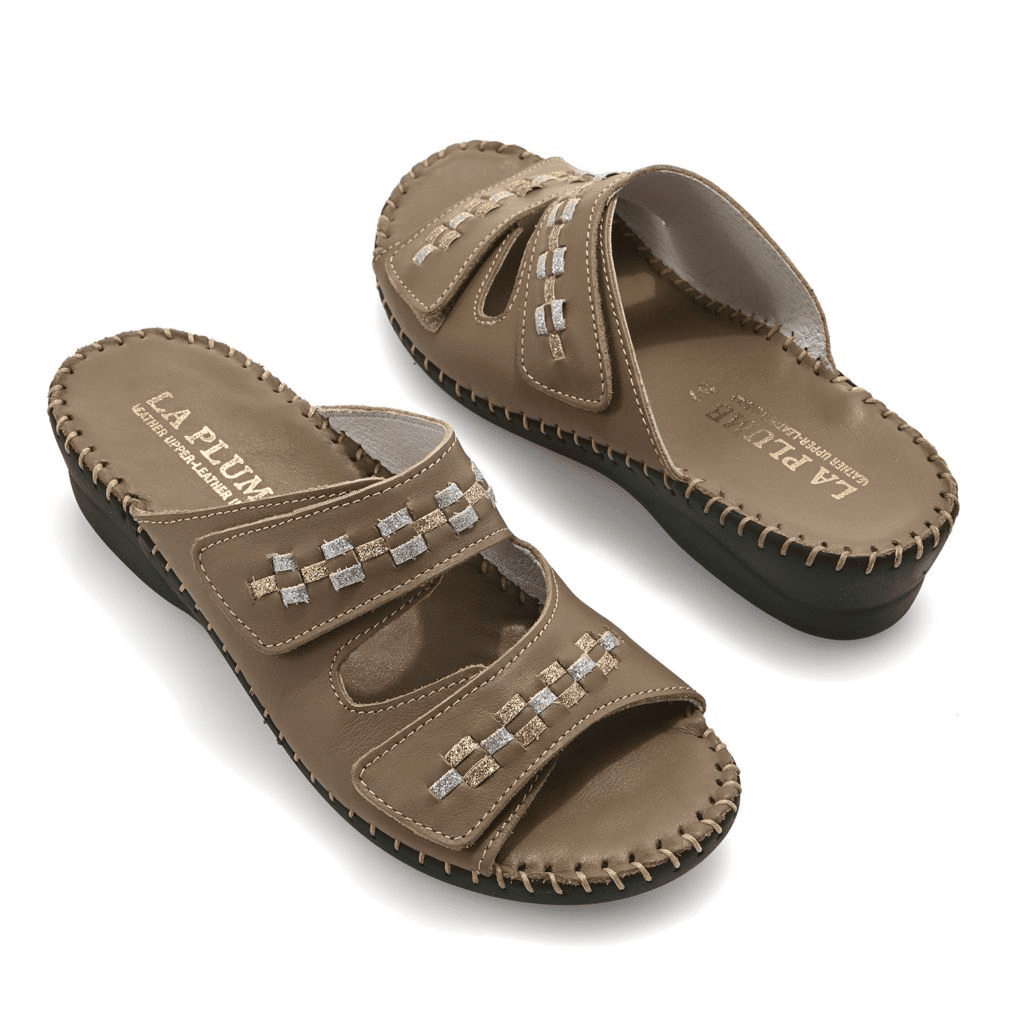 S475330-00069-13402 La Plume Martina Italian Made Leather Sandals - Image 1