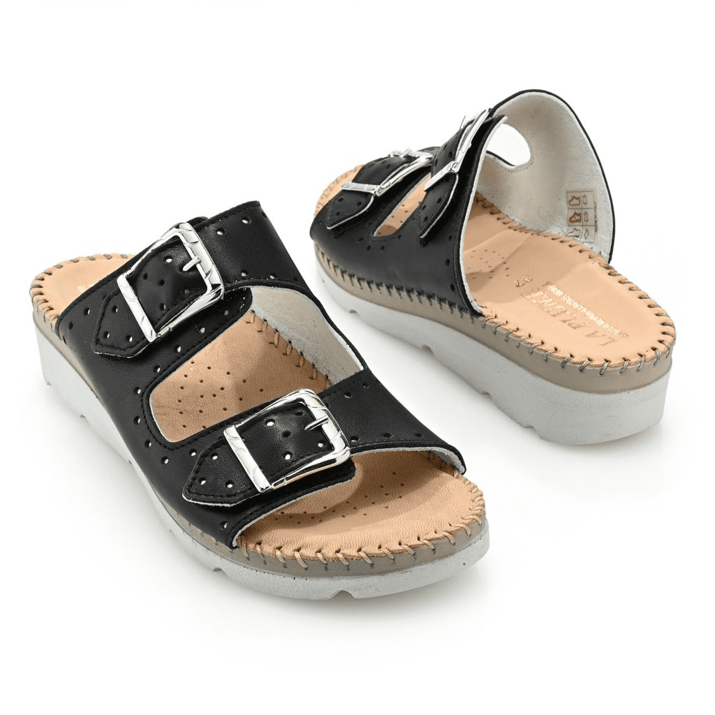 S475332-26355-13400 La Plume Clara Italian Made Leather Sandals - Image 1