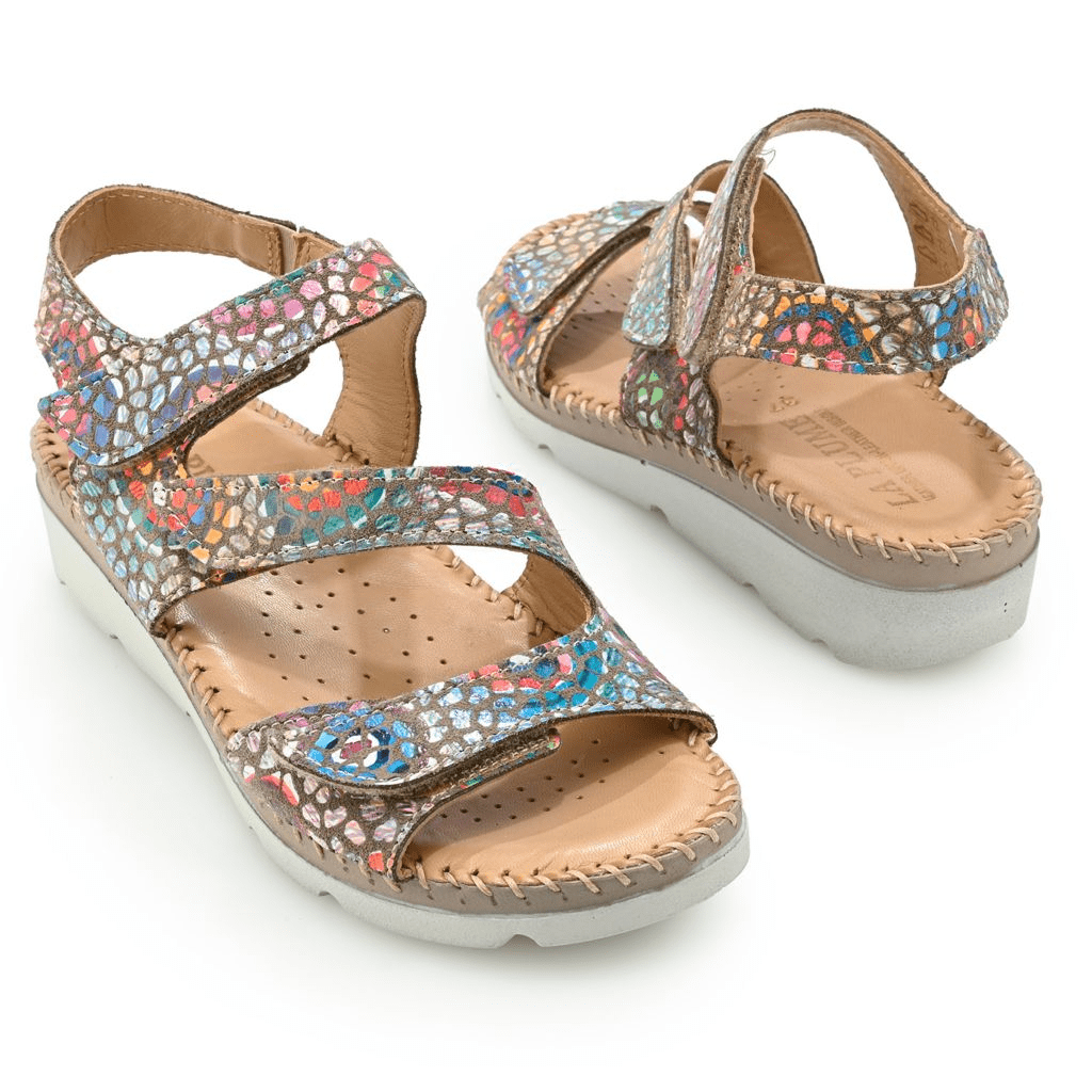 S475333-12710-15900 La Plume Ranger Italian Made Leather Sandals - Image 1
