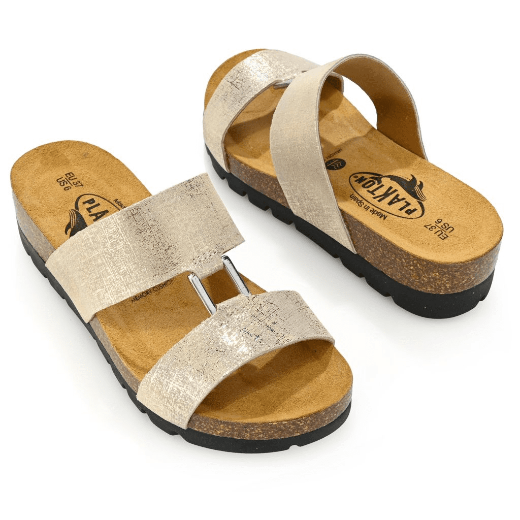 S475529-11720-13400 Plakton Clarissa Dual Strap Slip-on Sandals - Image 1
