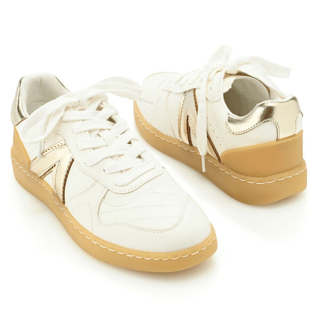 S475740-25534-00013 MIA Vesta Faux Leather Lace-up Sneakers - Image 1