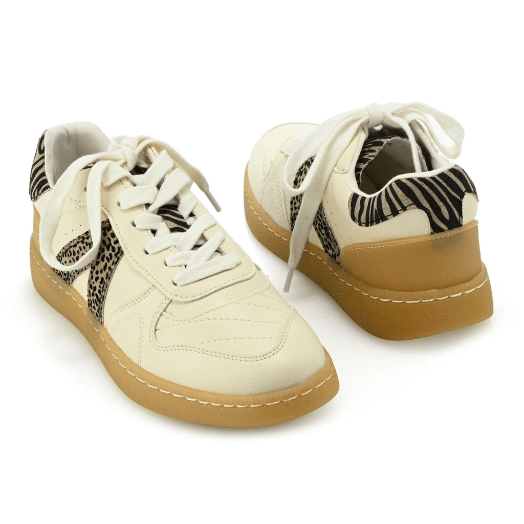 S475740-26910-00014 MIA Vesta Faux Leather Lace-up Sneakers - Image 1