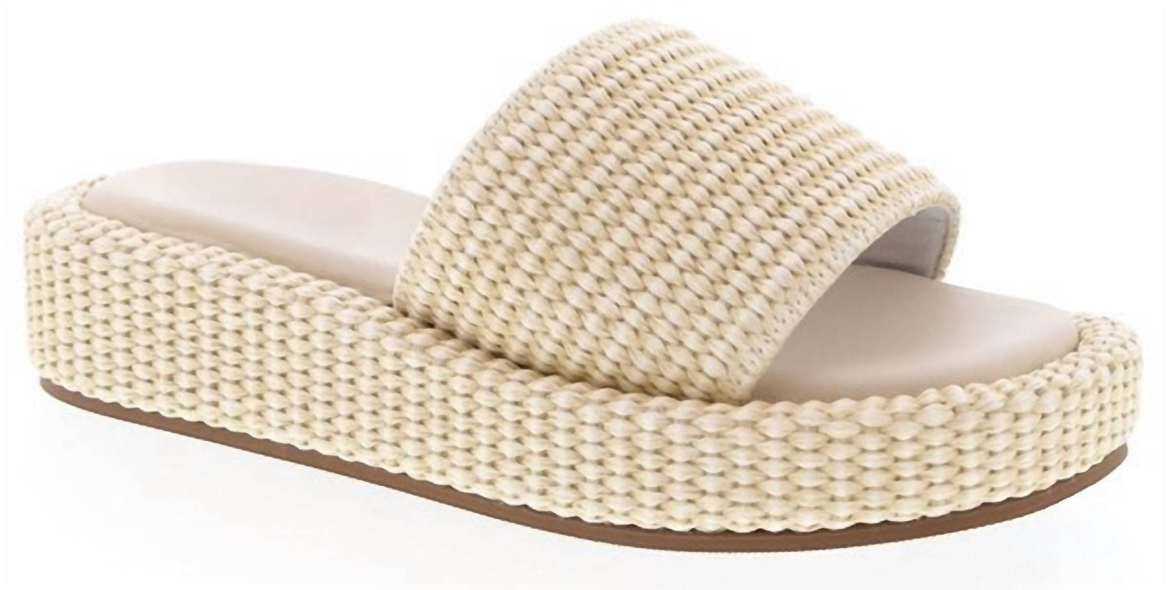 b2b38152-7735-4444-877b-fc5dee270072-upscale_15k-1500x1500-70 Shoe La La - Women's Raffia Slip-on Sandals - Image 1
