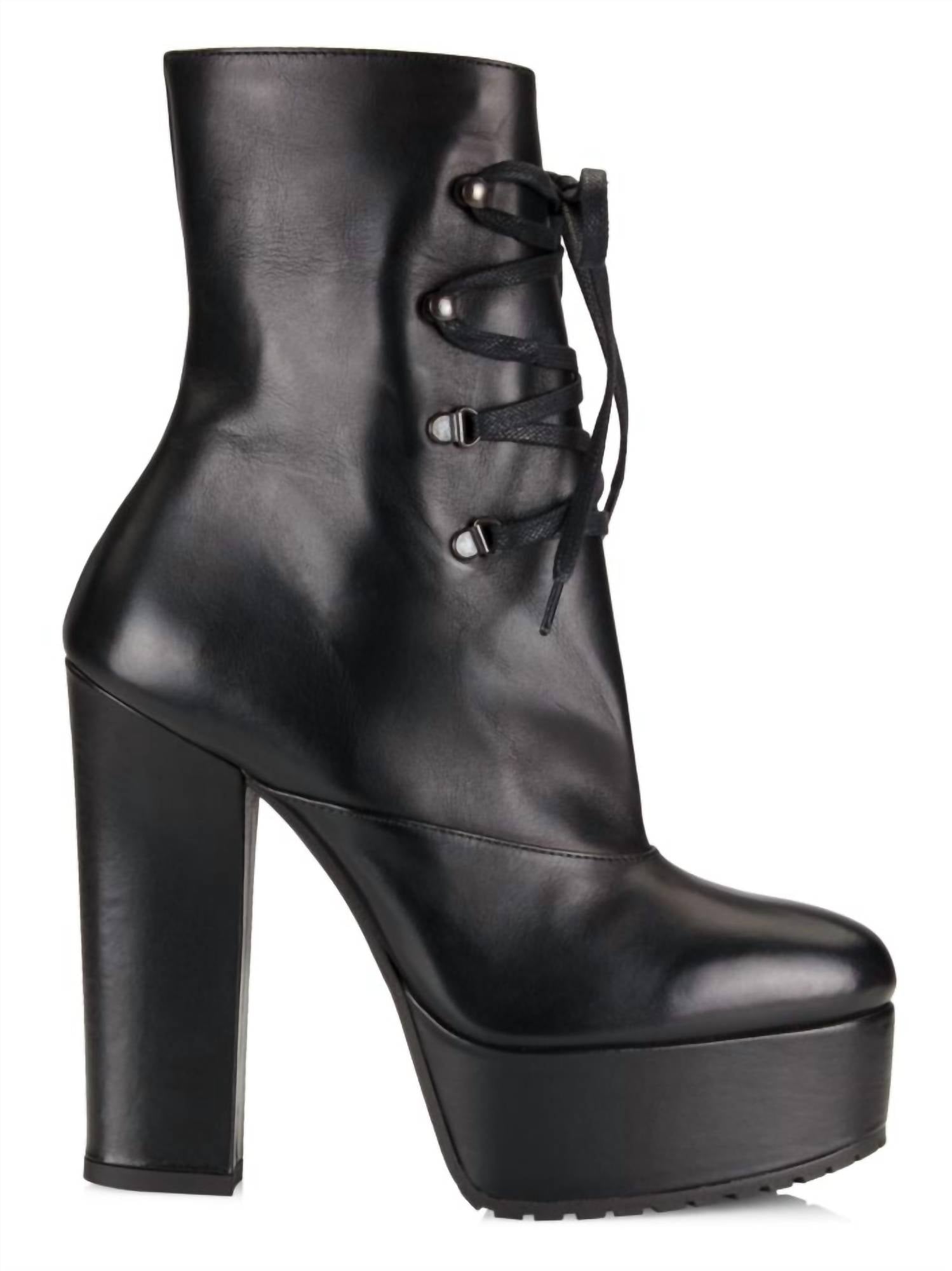 b93a2d76-ae1b-44fe-b4e1-c40d50b4d161-upscale_15k-1500x1500-70 Alaia - Women's Trekk Block Heel Platform Ankle Boots - Image 1