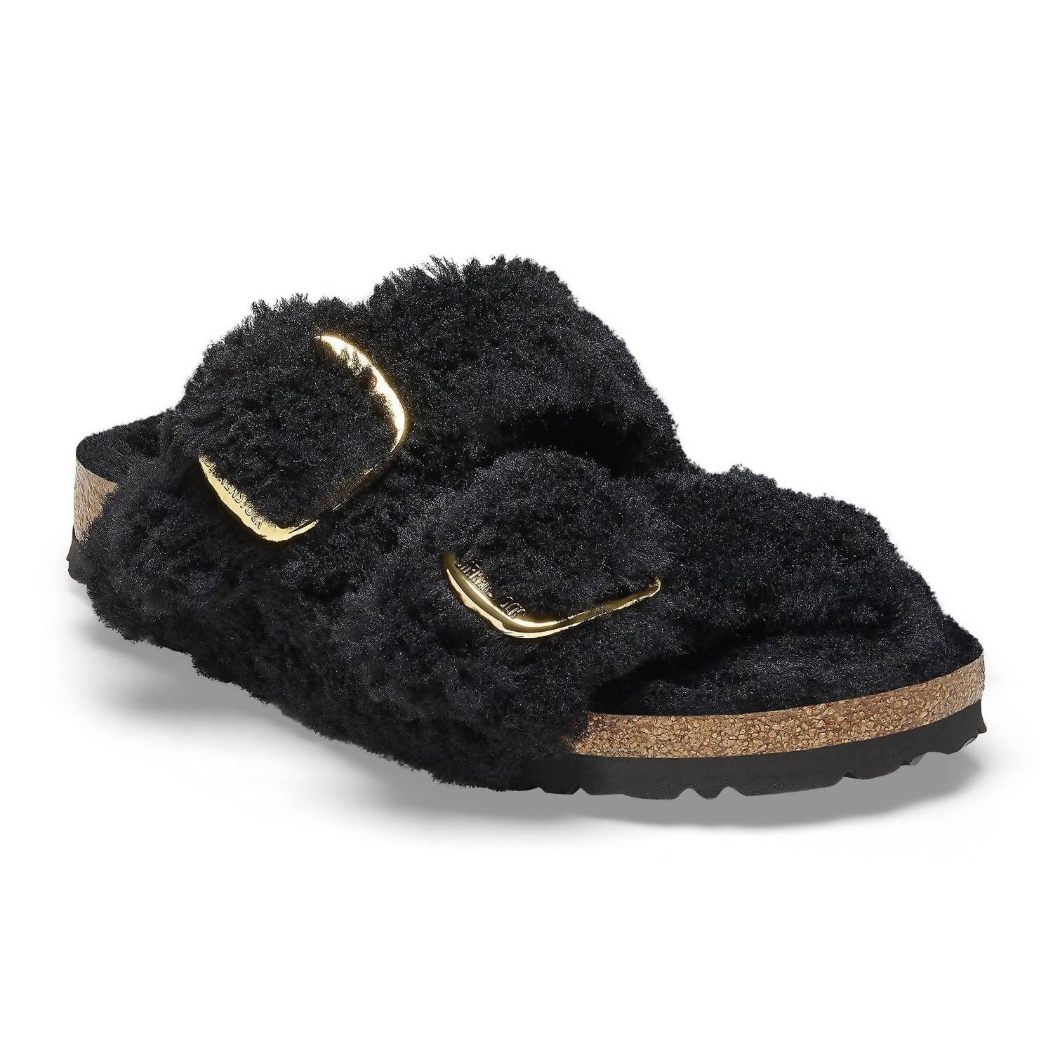 bde9dd9d-6677-4828-9319-abd43342352e-upscale_15k-1500x1500-70 Birkenstock - Women's Arizona Big Buckle Shearling Teddy Sandals - Image 1