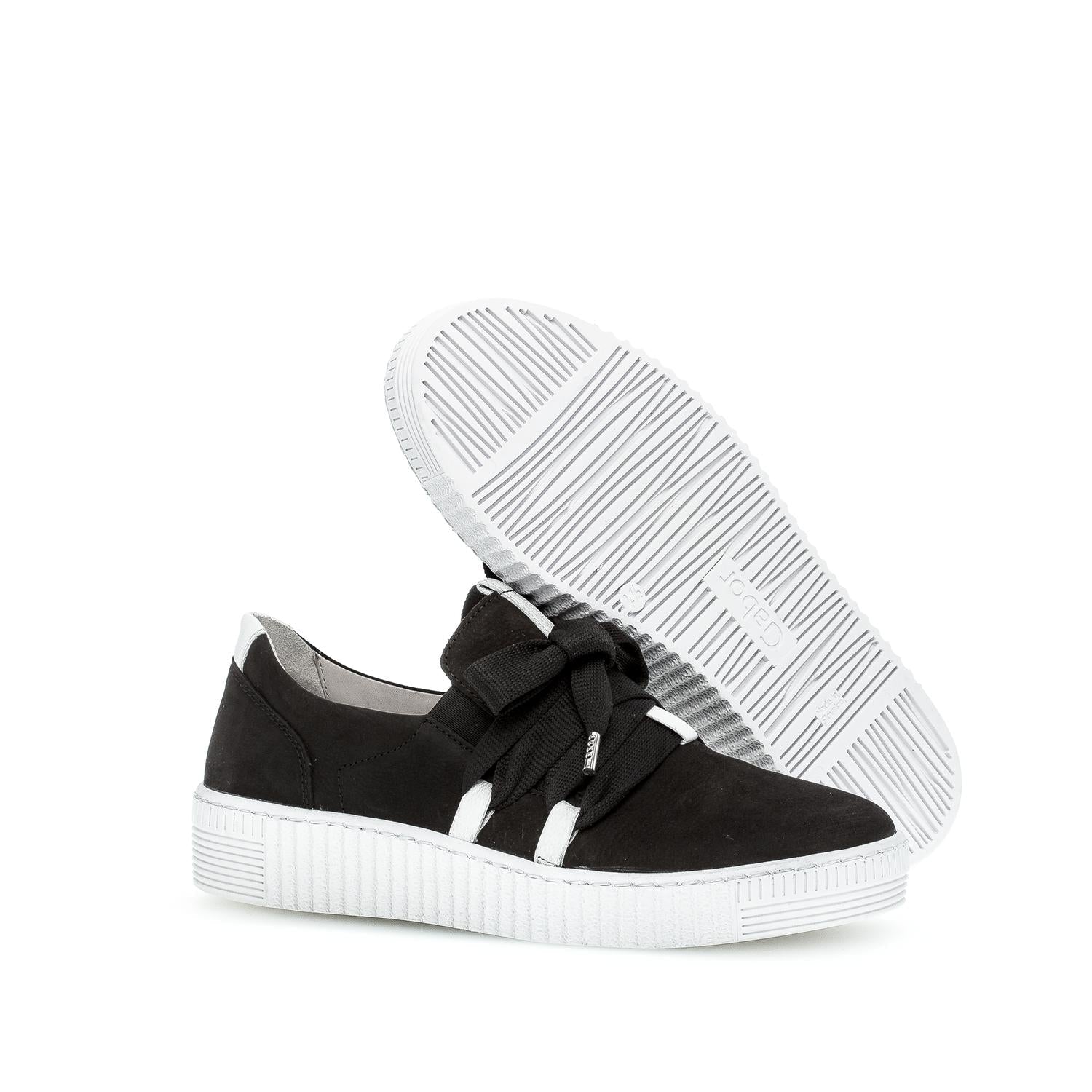 c102b02b-abe2-479b-b5fe-8b506fdbbef0-upscale_15k-1500x1500-1 Gabor - Women's Soft Nubuk Ribbon Sneaker - Image 1