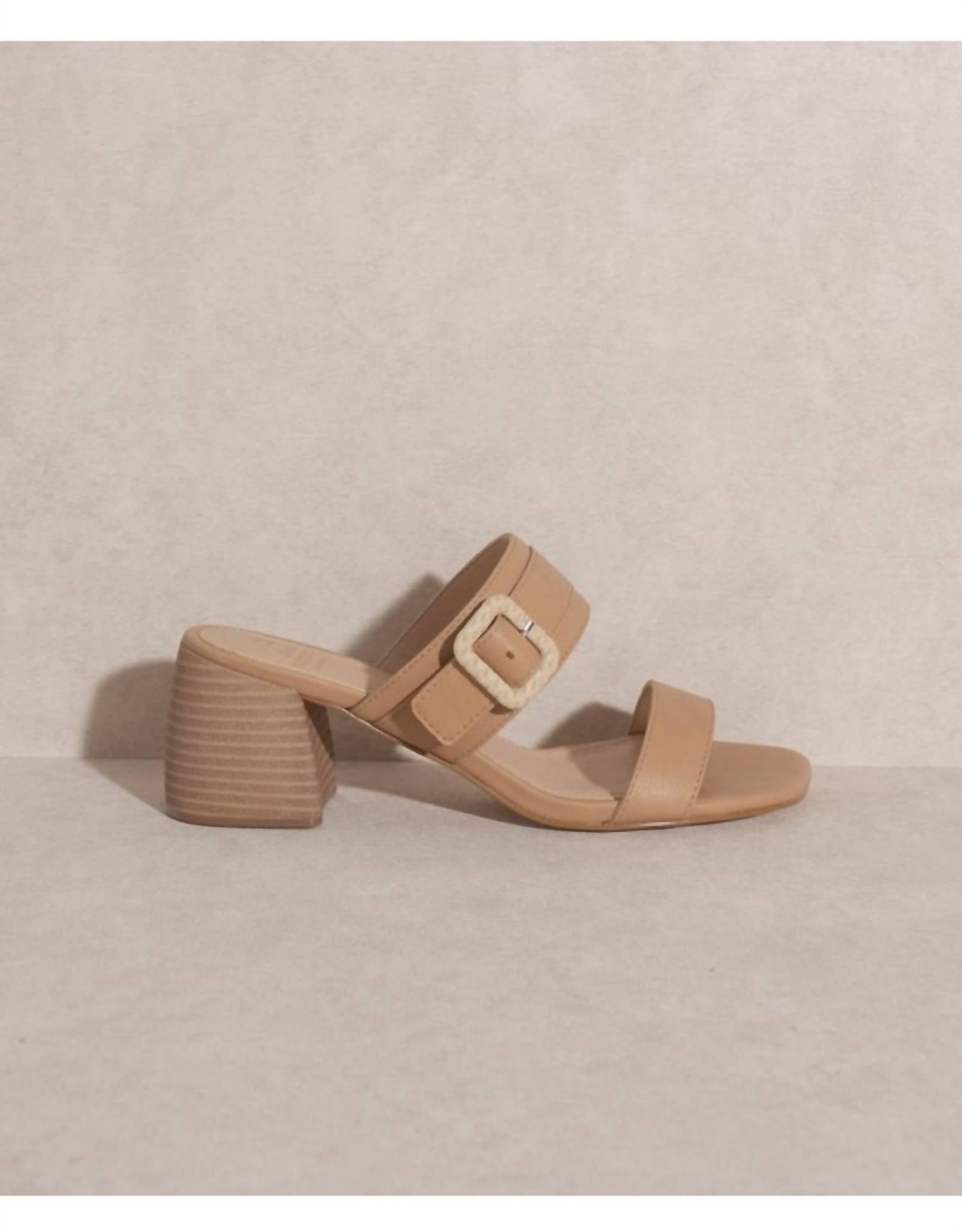 d649f493-d9fe-4110-9cea-7afdfeb4a675-upscale_15k-1500x1500-70 Kke Originals - Women's Nicole Buckle Heels - Image 1