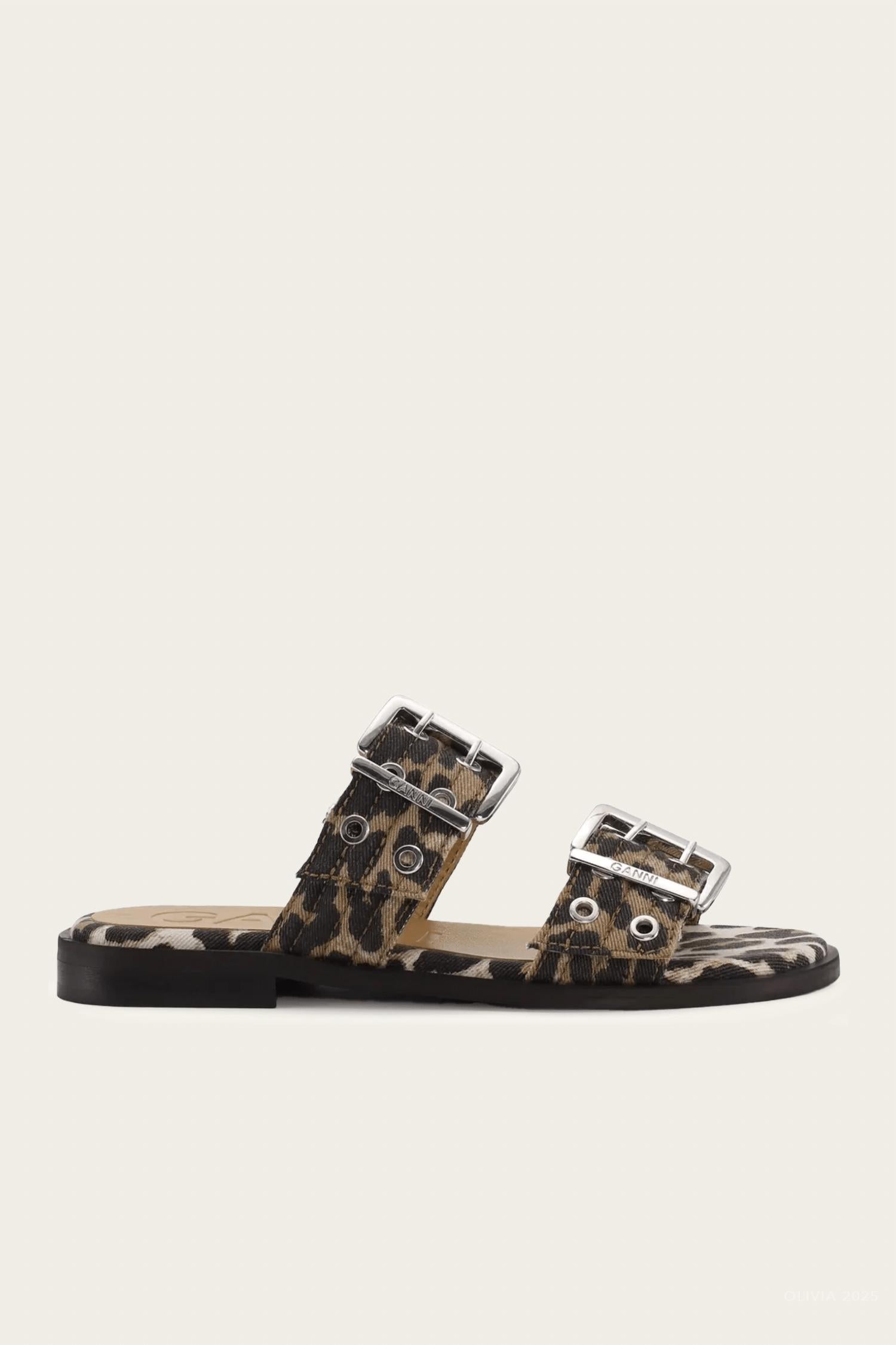d86878ae-0890-40b9-b26e-55c5bdee0def-upscale_15k-1500x1500-1 Ganni - Women's Feminine Buckle Two Strap Sandal - Image 1