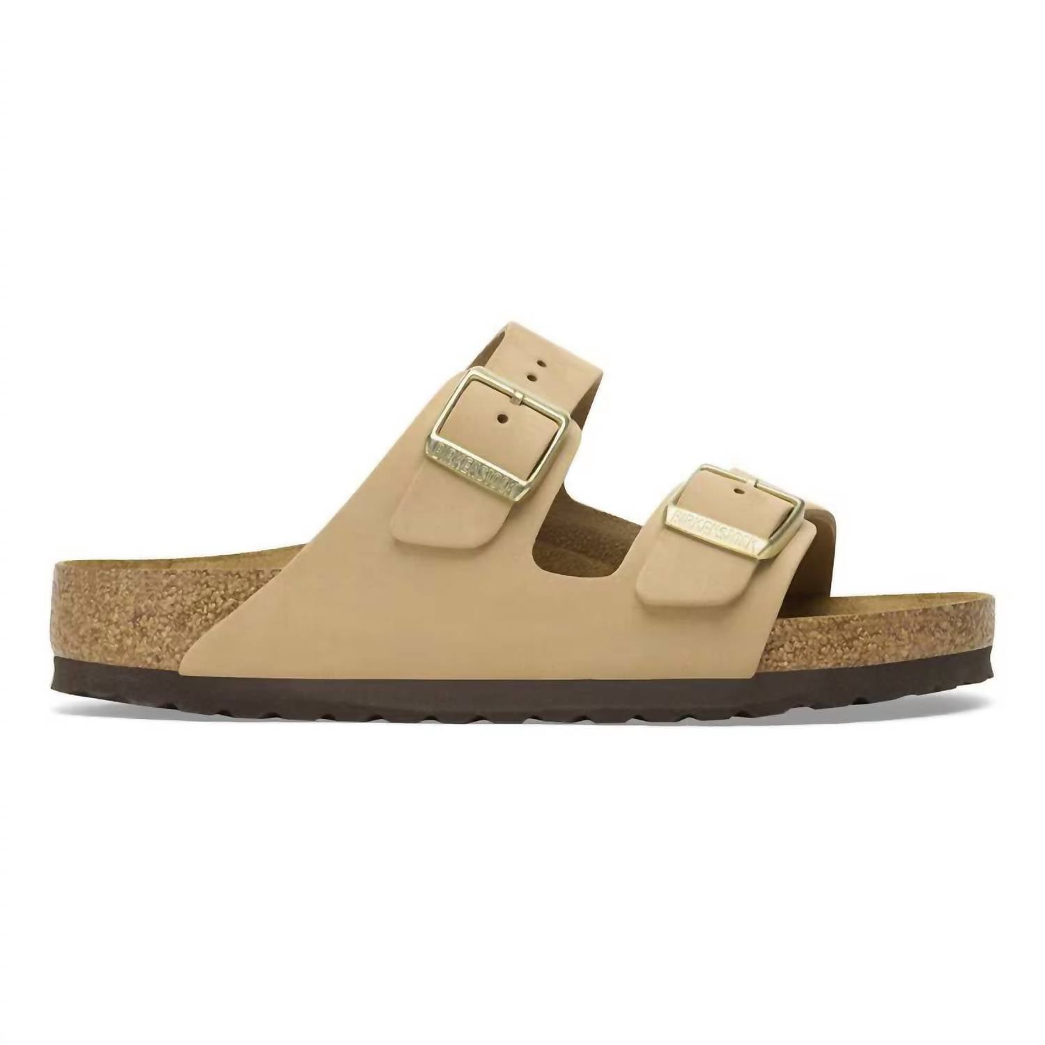ded8ce30-a166-4257-94d3-930c91652b68-upscale_15k-1500x1500-70 Birkenstock - Women's Arizona Nubuck Soft Footbed Sandal - Image 1
