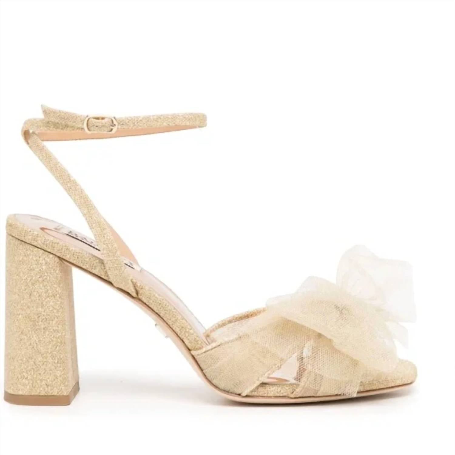 f8ad34ff-4355-4343-b4fd-8c3168eada08-upscale_15k-1500x1500-70 Badgley Mischka - Tess Tulle Bow Sandals - Image 1