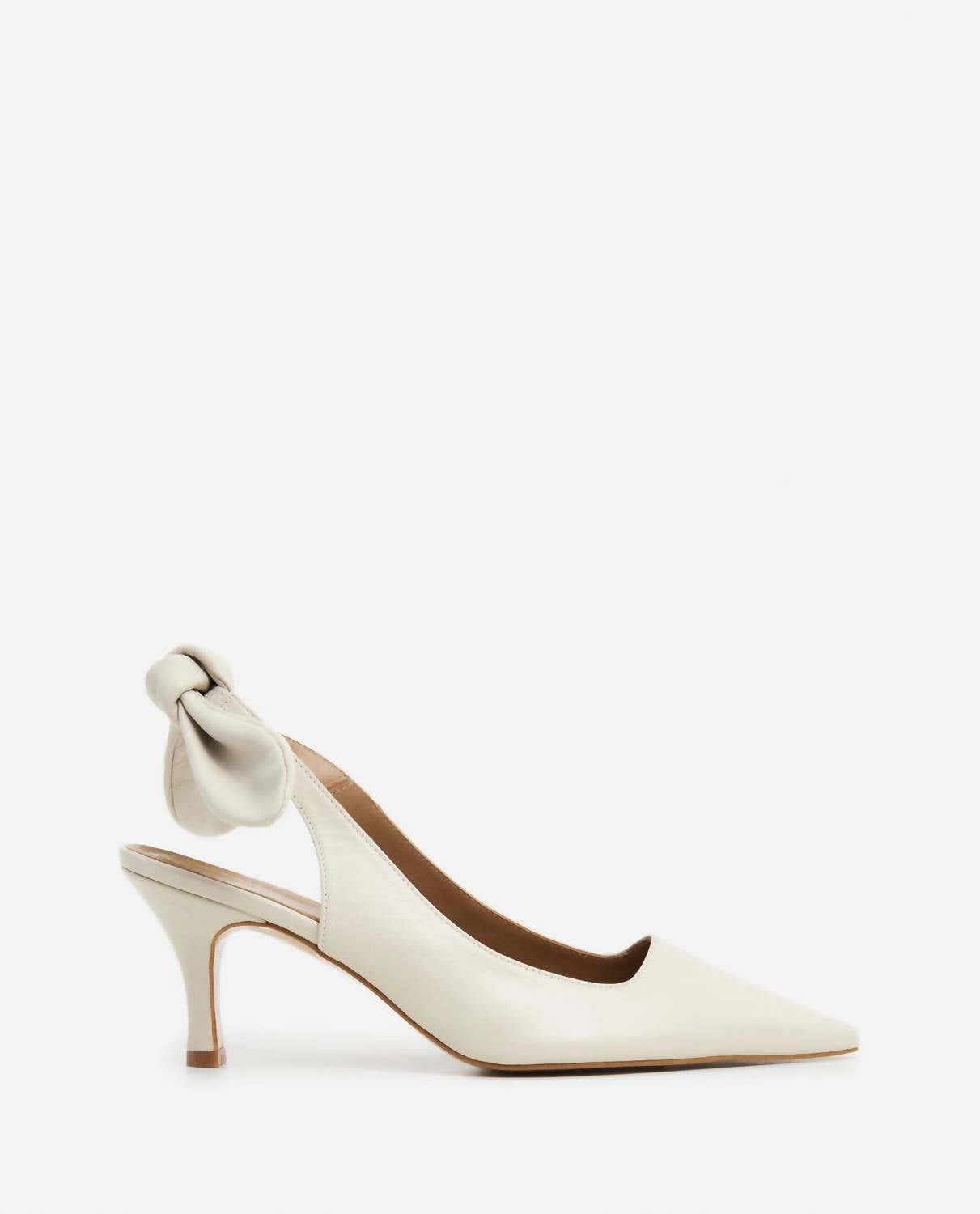f905e077-5df0-4277-a631-d4a328ec98e0-upscale_15k-1500x1500-70 Flattered - Women's Franchesca Bow Leather Heels - Image 1