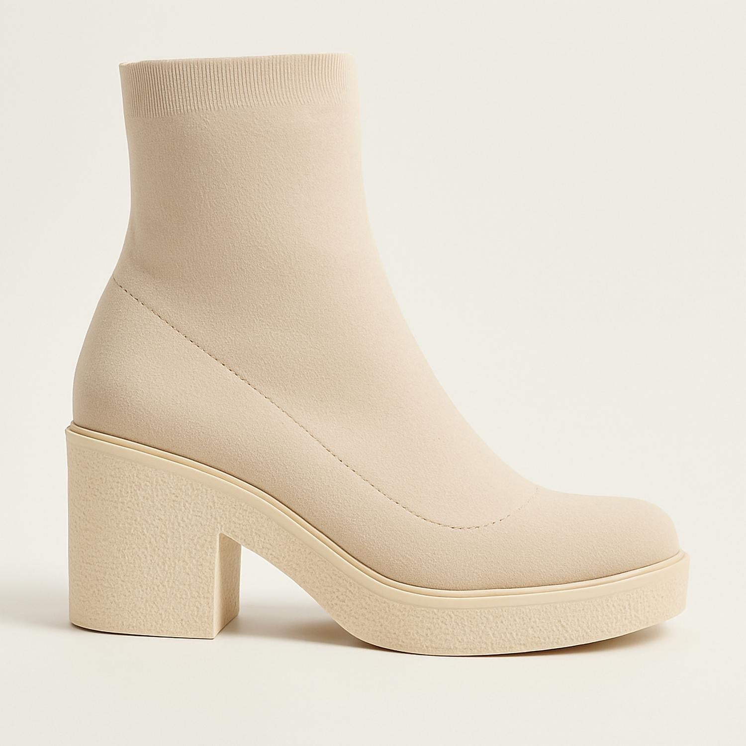 f9e49f56-5d51-44cf-a23f-0a6de3feb99a-upscale_15k-1500x1500-1 Everglades - Women's Stretch Sock Knit Chunky Platform Booties - Image 1