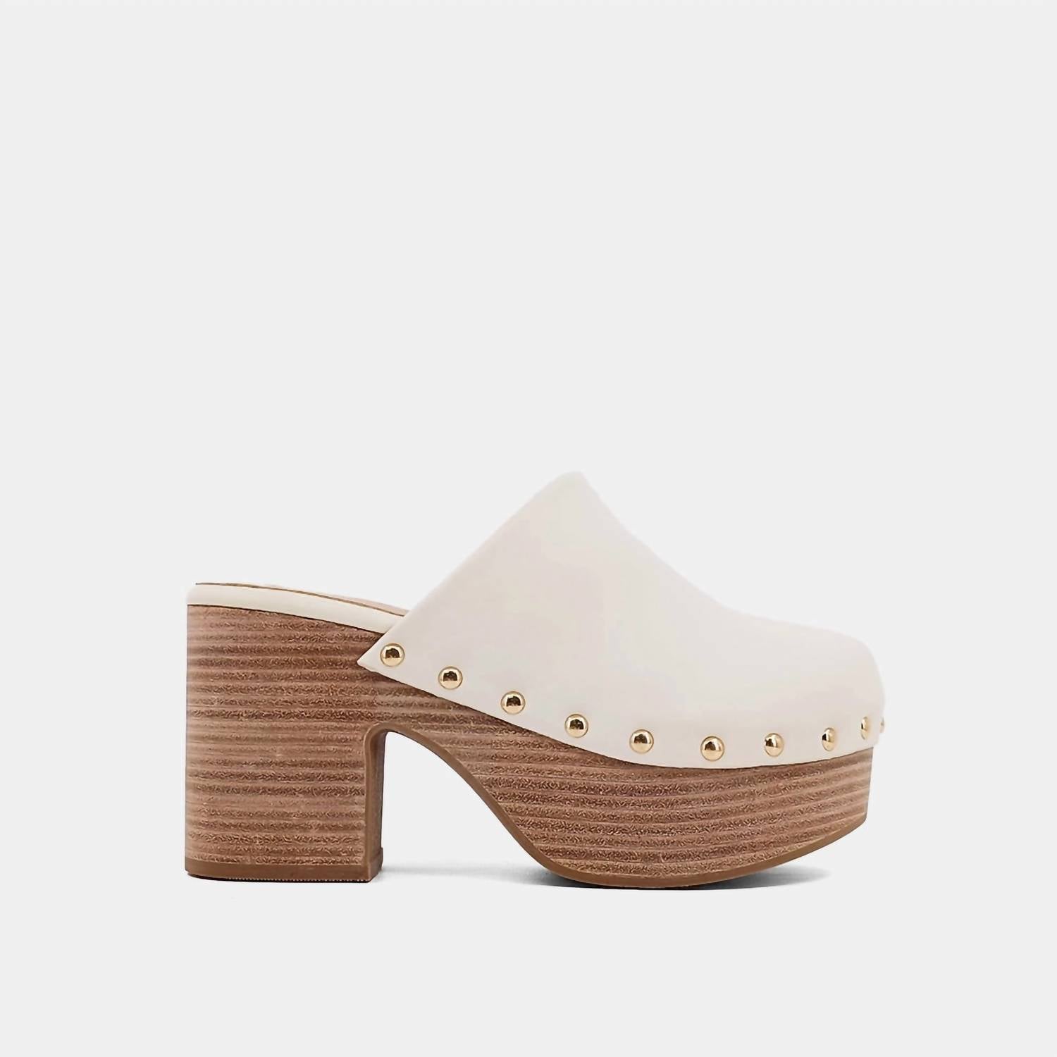 fa8dd460-5a5e-4559-9f6c-ae57566c6102-upscale_15k-1500x1500-70 Shu Shop - Women's Gigi Studded Platform Clogs - Image 1