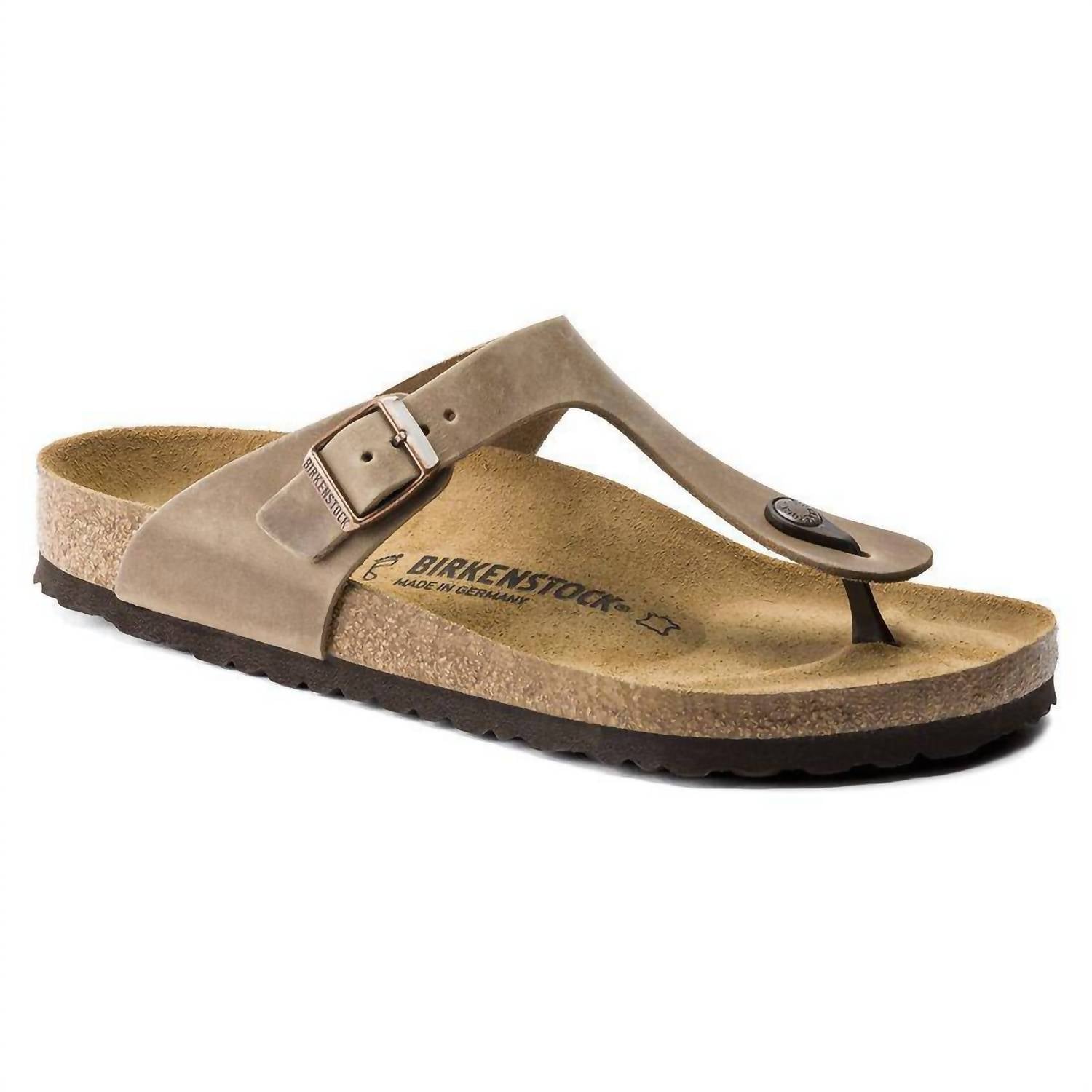 fe9512ff-be59-48e9-8d98-8bda8c757e98-upscale_15k-1500x1500-70 Birkenstock - Women's Gizeh Leather Thong Sandal - Image 1