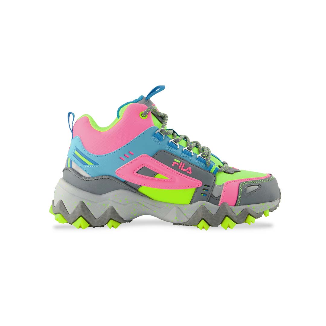 FILA-Kids_-_Junior_-Oakmont-TR-Mid-Top-Shoes-_3JM01686-718__01 FILA - Kids' (Junior) Oakmont TR Mid Top Shoes (3JM01686 718) - Image 1