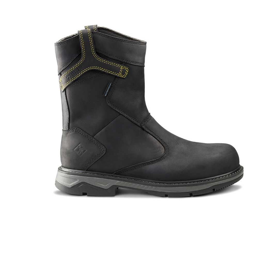 Terra-Men_s-Patton-Wellington-Waterproof-Aluminium-Toe-Pull-On-Safety-Work-Boots-_TR0A4TCBBLK_-01 Terra - Unisex Patton Wellington Waterproof Aluminium Toe Pull On Safety Work Boots (TR0A4TCBBLK) - Image 1