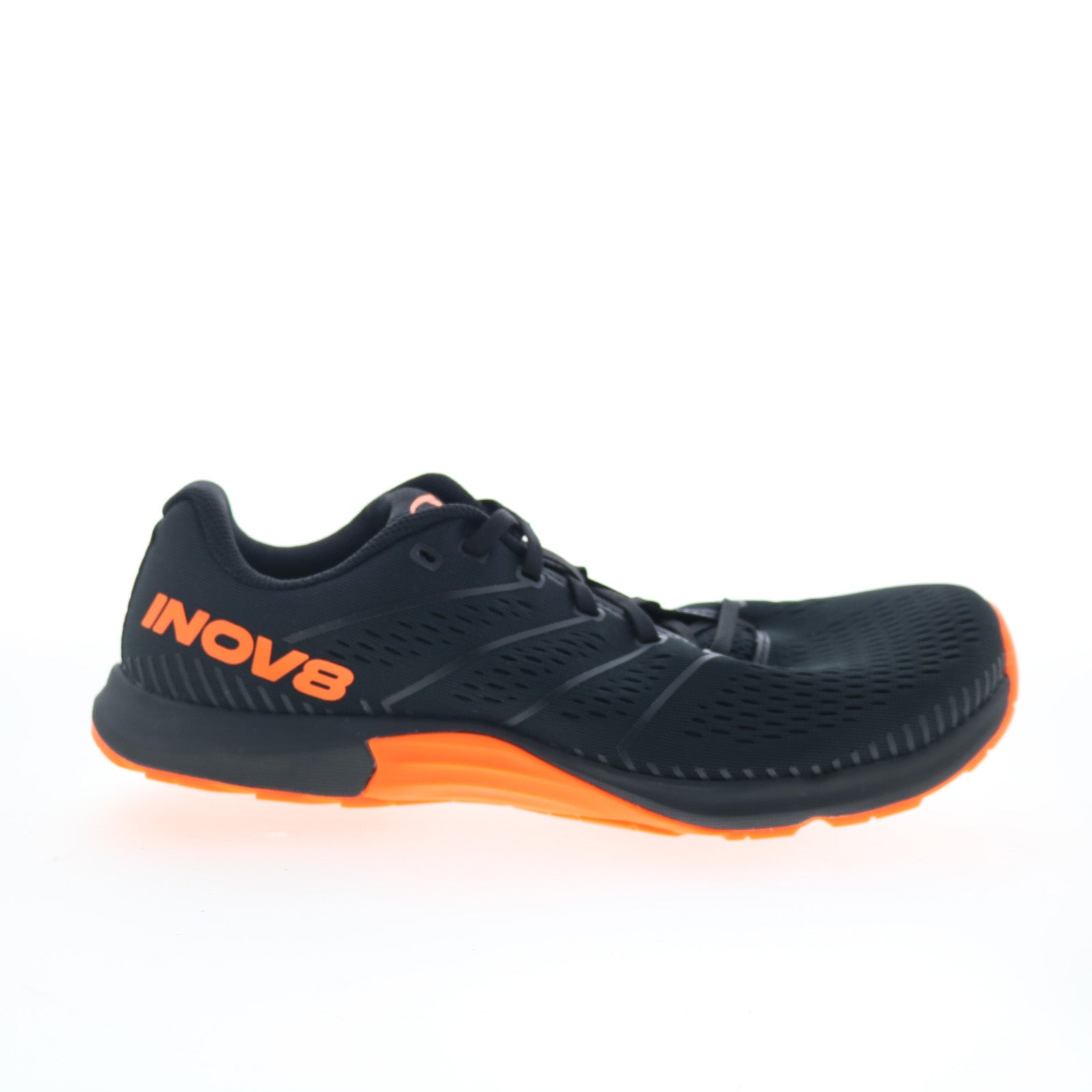 001152-bkor_f-fly_black_orange_01_eae2e81e-d44f-4863-afee-f74a0e0dac63 Inov-8 F-Fly 001152-BKOR Mens Black Canvas Athletic Cross Training Shoes - Image 1