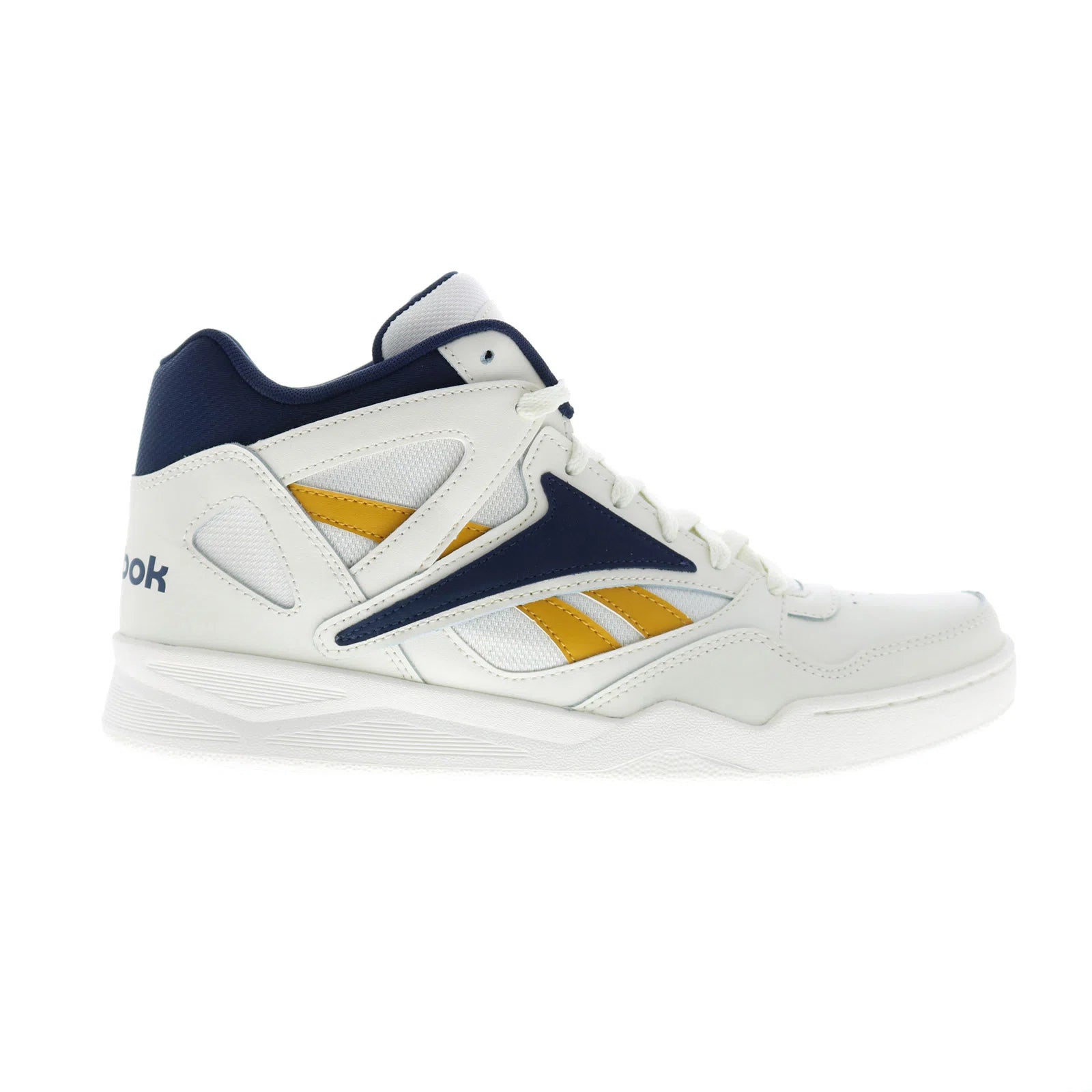 100033910_chalk_vec_reshoot_01 Reebok Royal BB4590 Mens Beige Leather Lifestyle Sneakers Shoes - Image 1