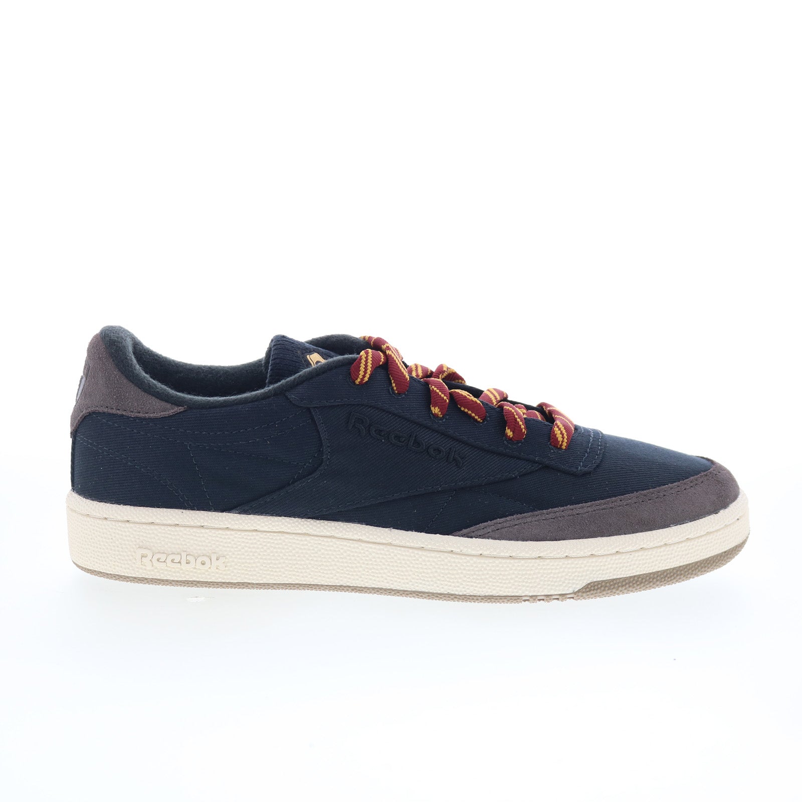 100073152_club_c_85_nghblk_terbro_alab_01_87403d82-2e6b-43fe-8464-fa8d6a50f94e Reebok Club C 85 Harry Potter Mens Black Canvas Lifestyle Sneakers Shoes - Image 1