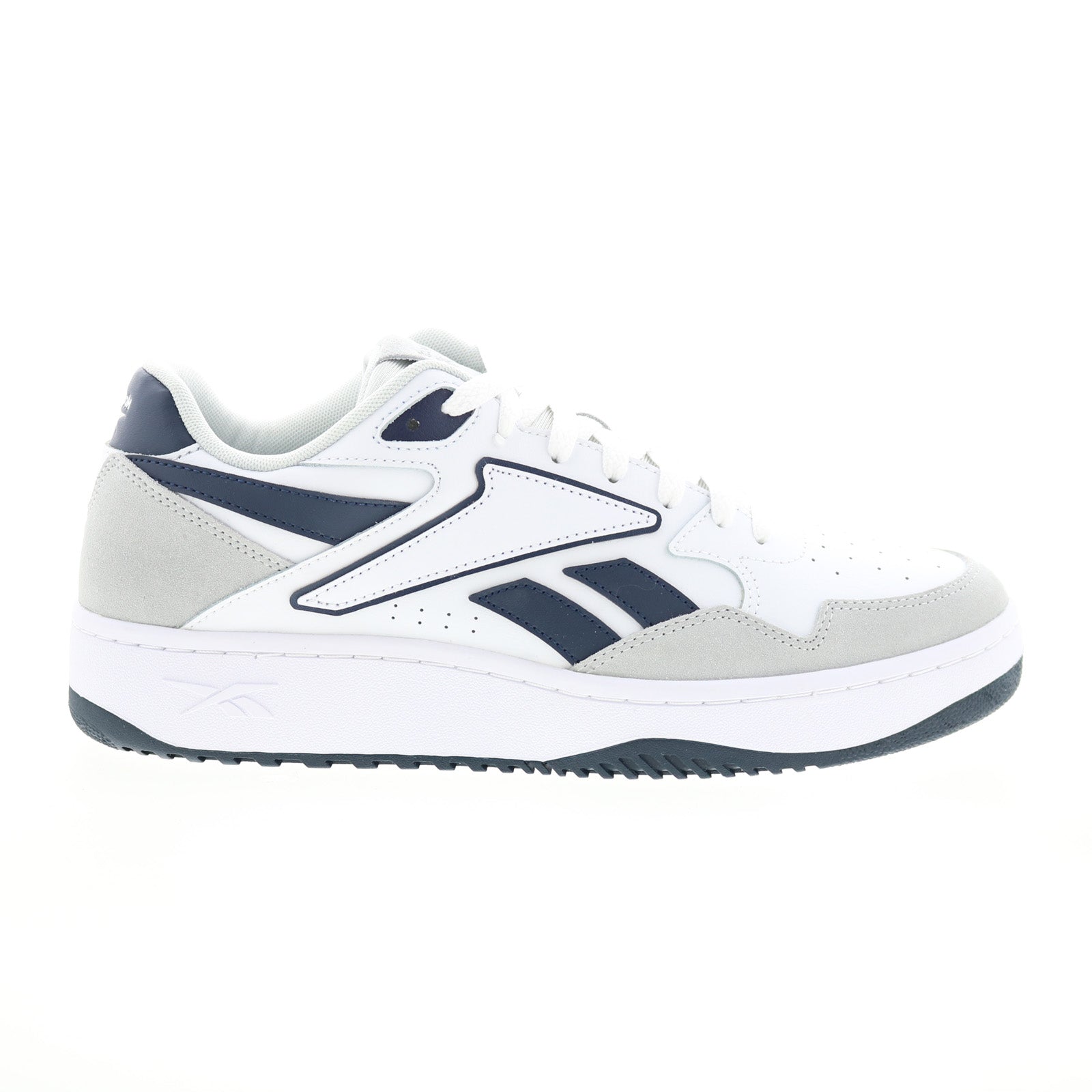 100200463_atr_chill_flatwht_pugry2_vec_01_55e2745f-d352-4663-8f6d-3deb5986861c Reebok ATR Chill Above The Rim Mens White Leather Lifestyle Sneakers Shoes - Image 1