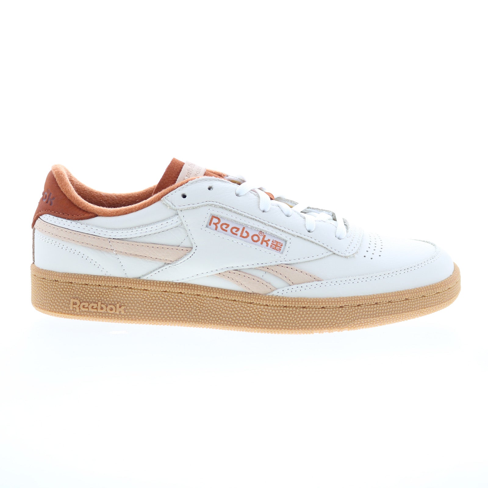 Reebok Club C Revenge Vintage Mens White Leather Lifestyle Sneakers Shoes - Image 1