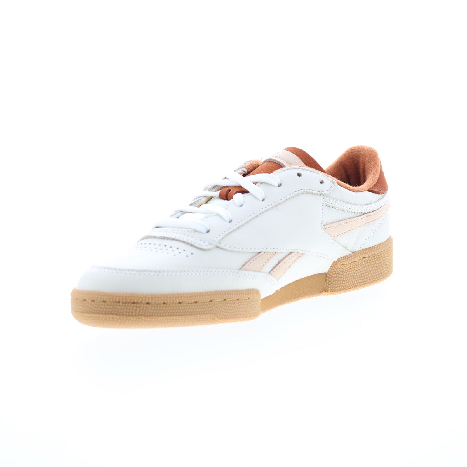 Reebok Club C Revenge Vintage Mens White Leather Lifestyle Sneakers Shoes - Image 4