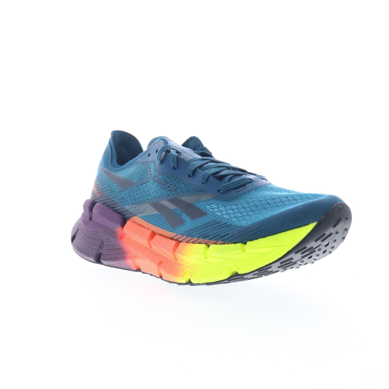 Reebok Floatzig X1 Mens Blue Mesh Lace Up Athletic Running Shoes - Image 2
